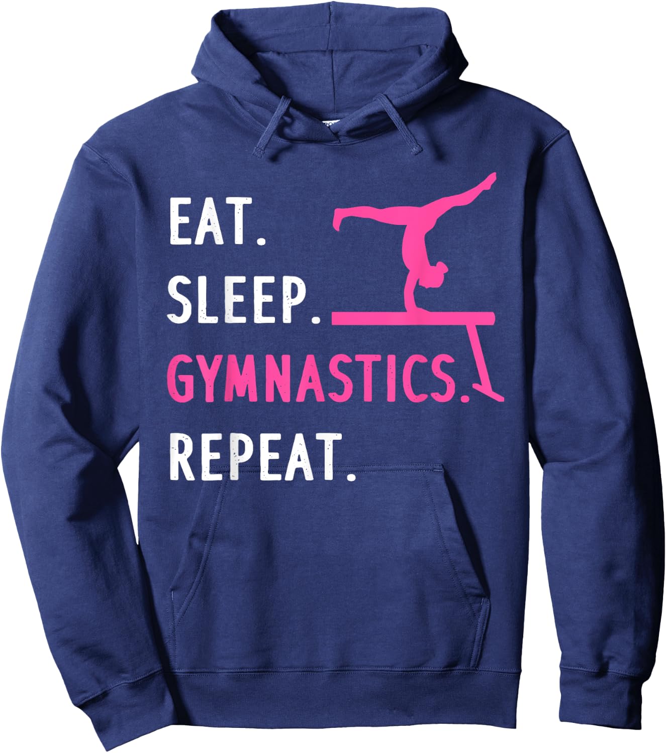 Funny Gymnastics Girls Gymnast Handstand Tumbling Hoodie - Hoodie | Navy