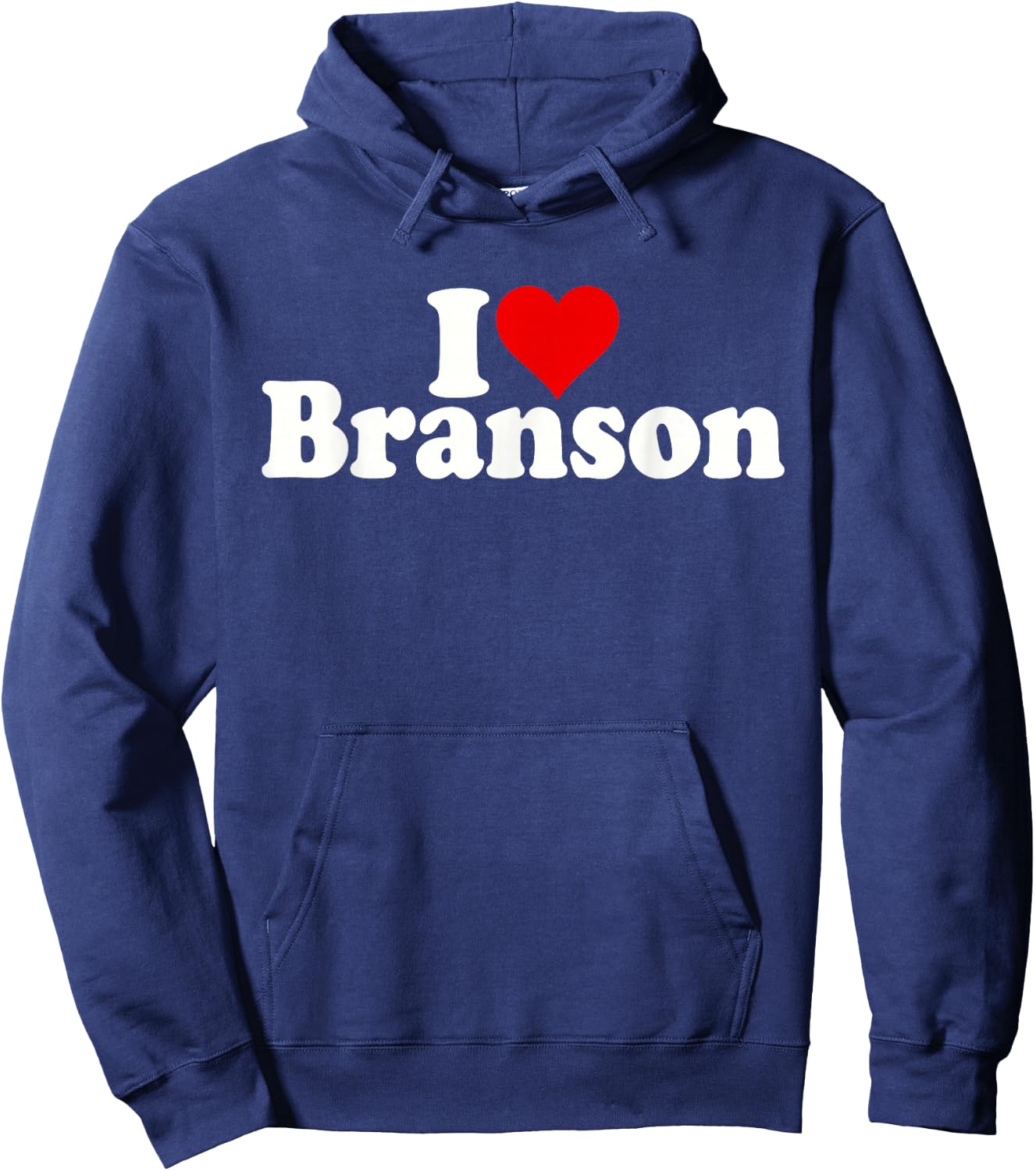 I Love Heart Branson Missouri Hoodie - Hoodie | Navy