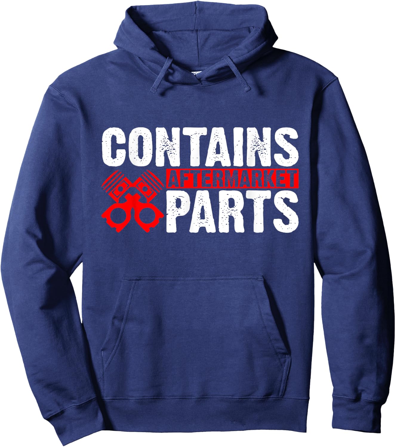 SOMMAS Open Heart Bypass Surgery Contains Aftermarket Parts Hoodie - Hoodie | Navy