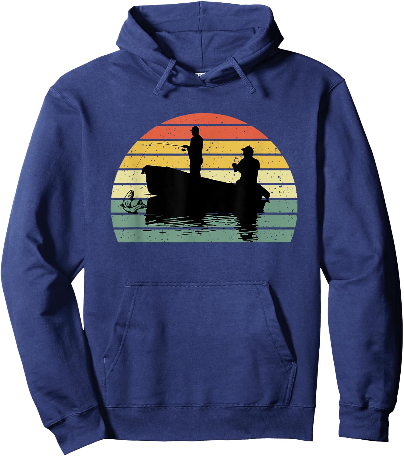 Father And Son Matching Fishing Partners Outdoor Camping Hoodie - Hoodie | Navy