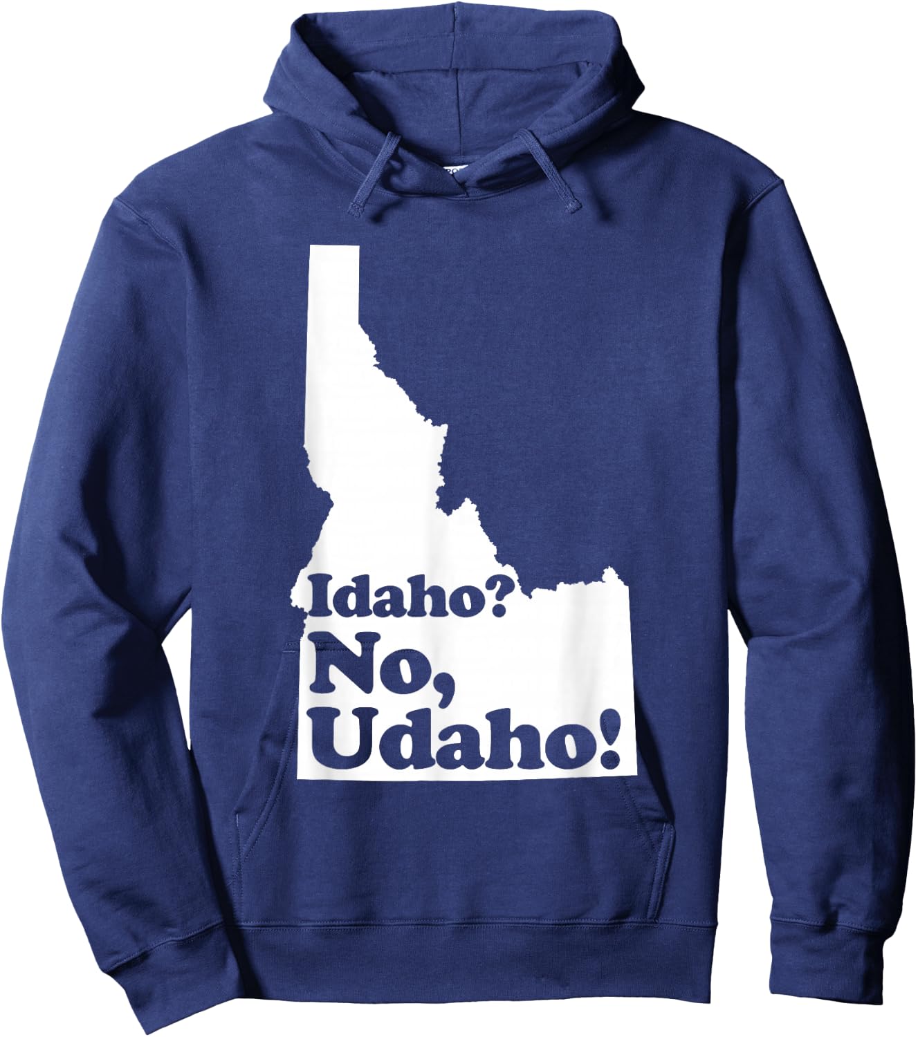 Idaho? No Udaho Hoodie - Hoodie | Navy