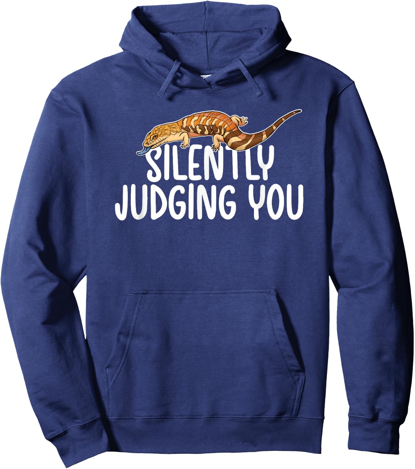 Funny Blue Tongued Skink Owner Blue Tongued Skink Dad Hoodie - Hoodie | Navy