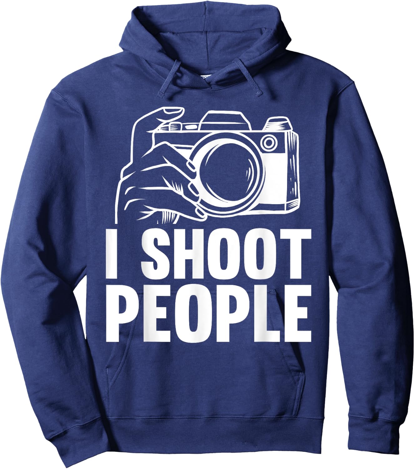 Funny Photographer Art Men Women Camera Photography Lover Hoodie - Hoodie | Navy