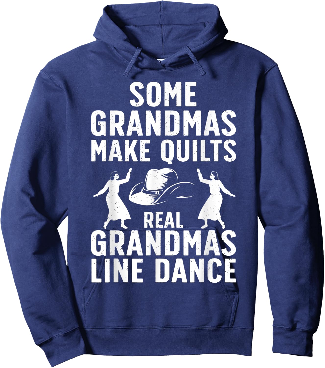 Cool Line Dancing Art Grandma Line Dancer Dancing Hoodie - Hoodie | Navy
