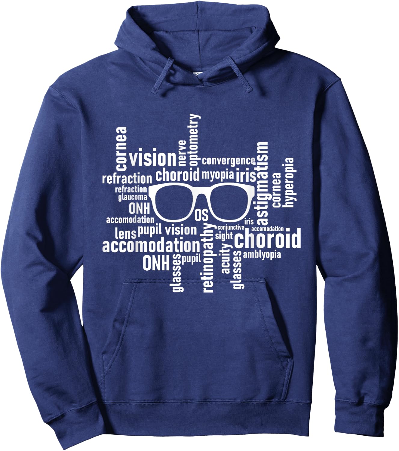 Optometry Glasses - Optometrist Optician Ophthalmologist Hoodie - Hoodie | Navy