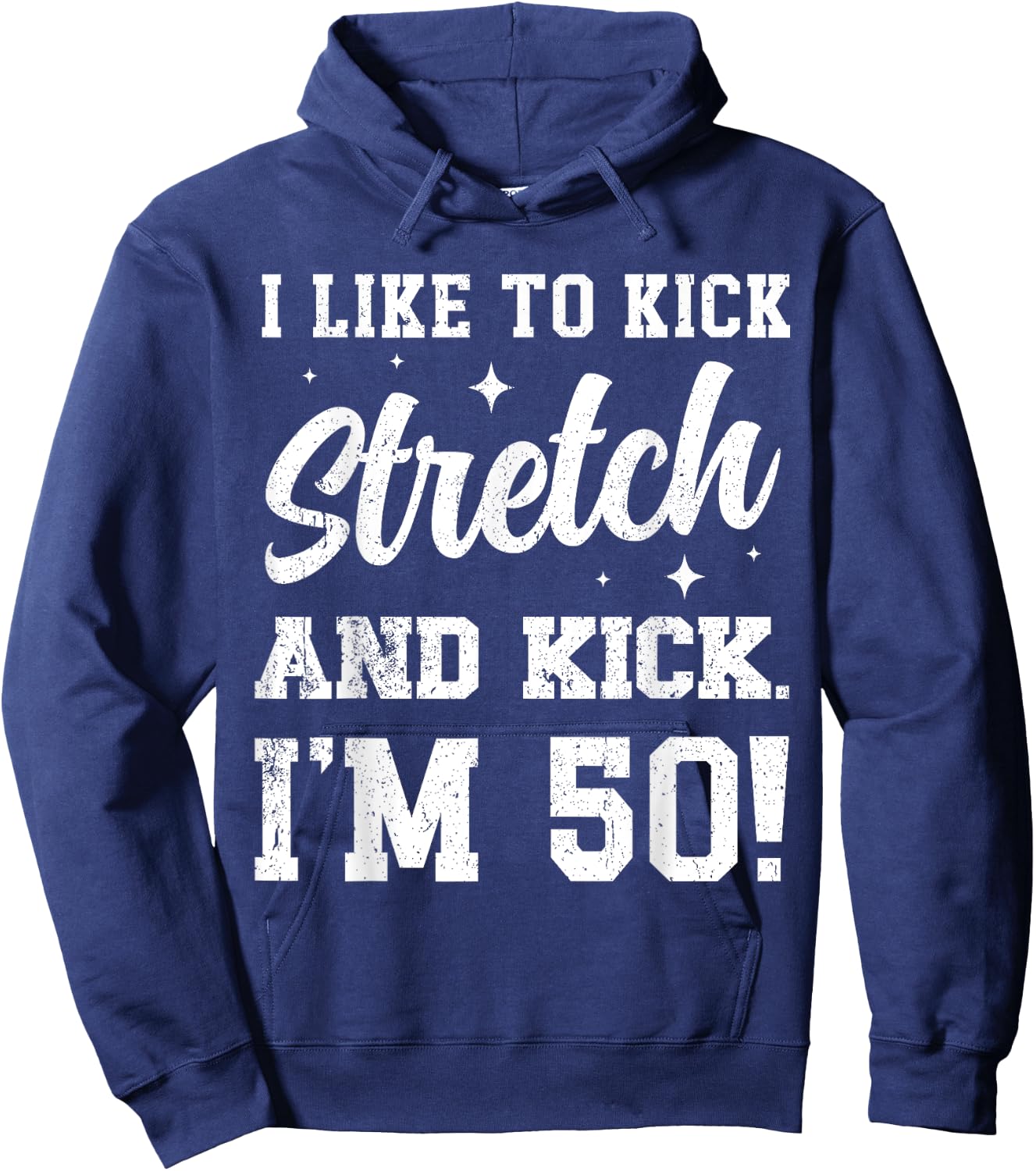 1974 Birthday - I'm 50 Years Old -Adults Black Cotton 80% Polyester 20% Modern Sports Classic Birthday Hoodie - Hoodie | Navy