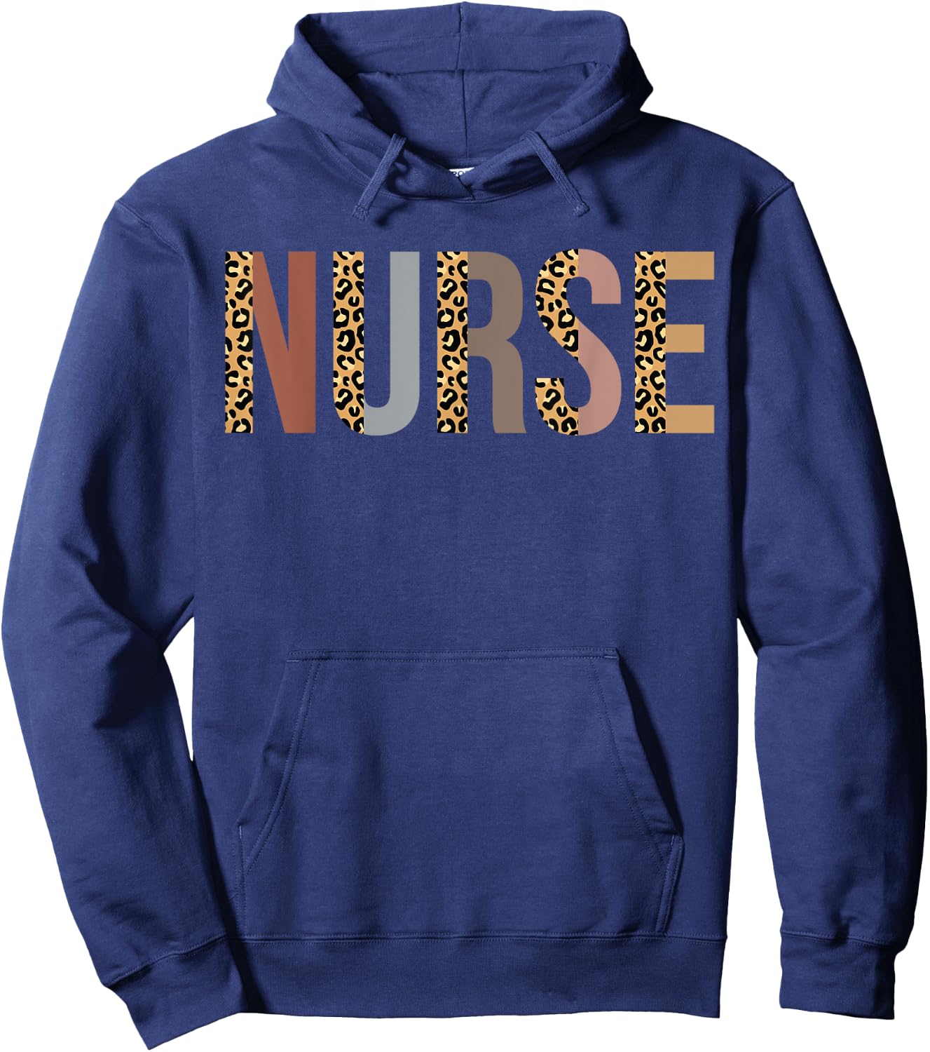 Leopard Nurse Appreciation Nurse Apparel For Work Hoodie - Hoodie | Navy