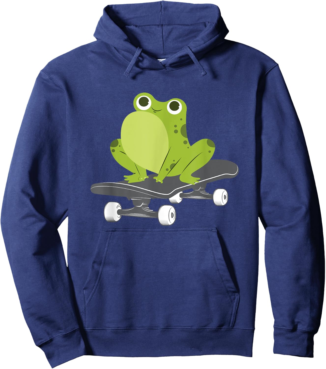 Frog Skateboarder Skateboard Skateboarding Skater Hoodie - Hoodie | Navy