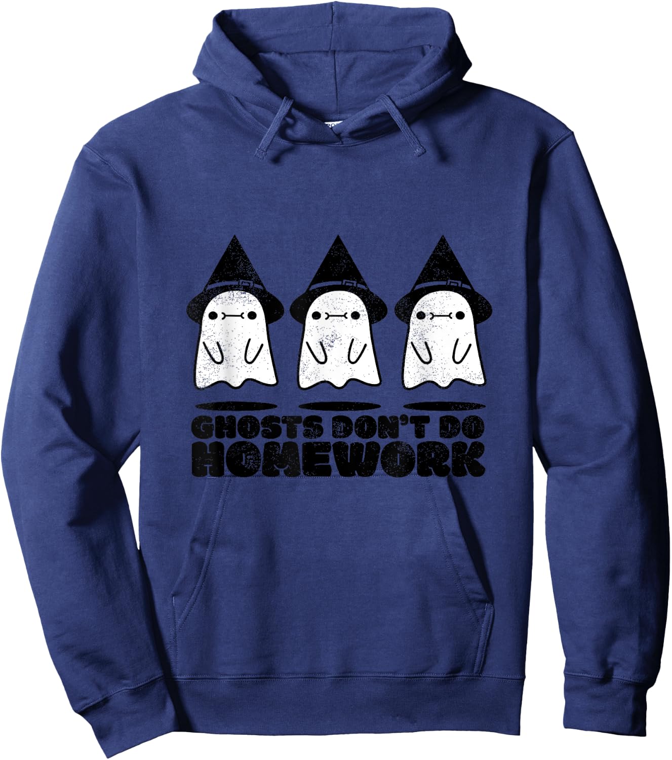 Halloween - Ghost Don't Do Homework Hoodie - Hoodie | Navy