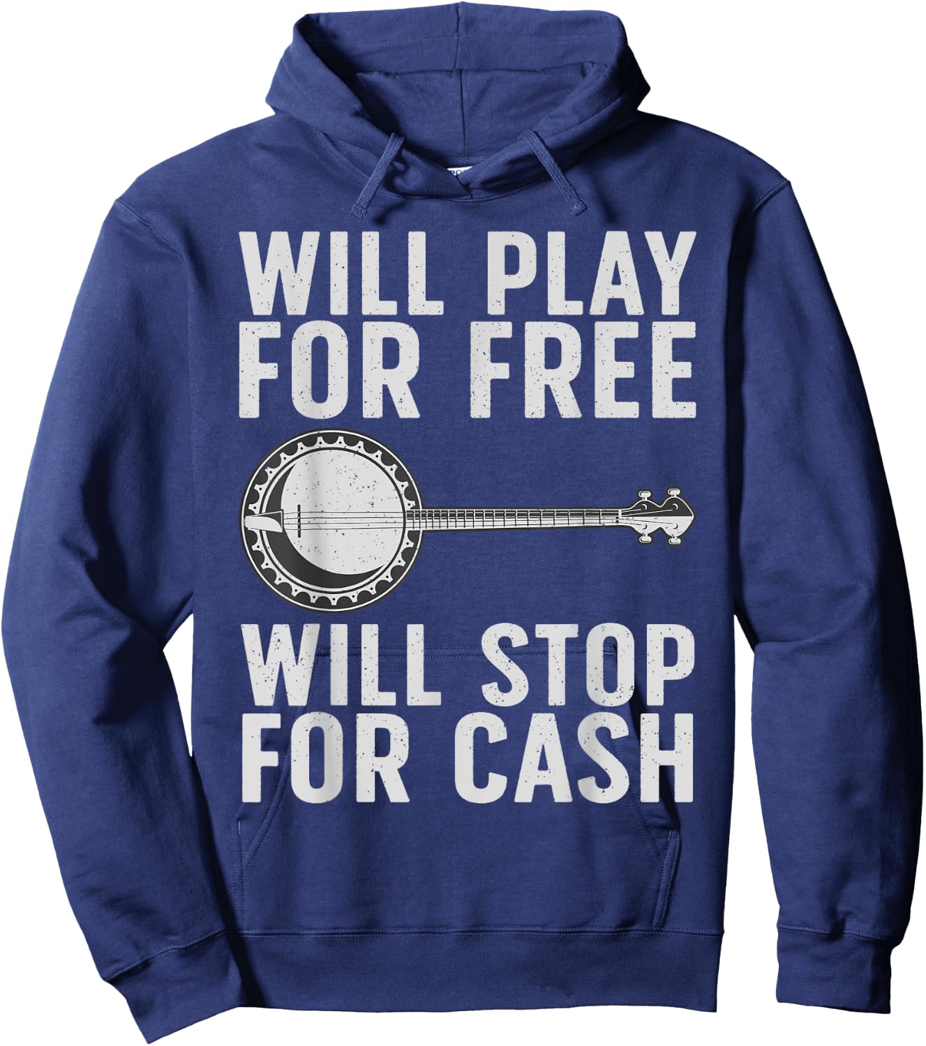 Funny Banjo Art Women Banjo Musical Instrument Lover Hoodie - Hoodie | Navy