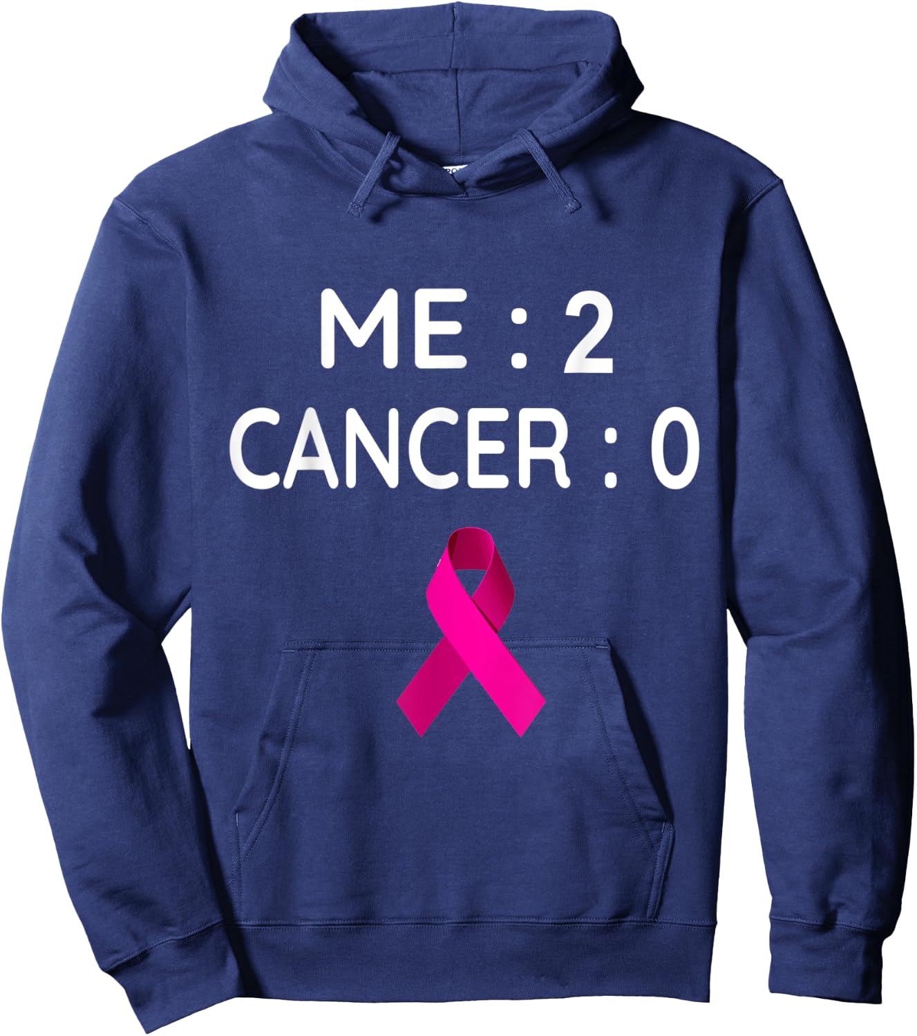 Breast Cancer Awareness Me 2 Cancer 0 Hoodie - Hoodie | Navy