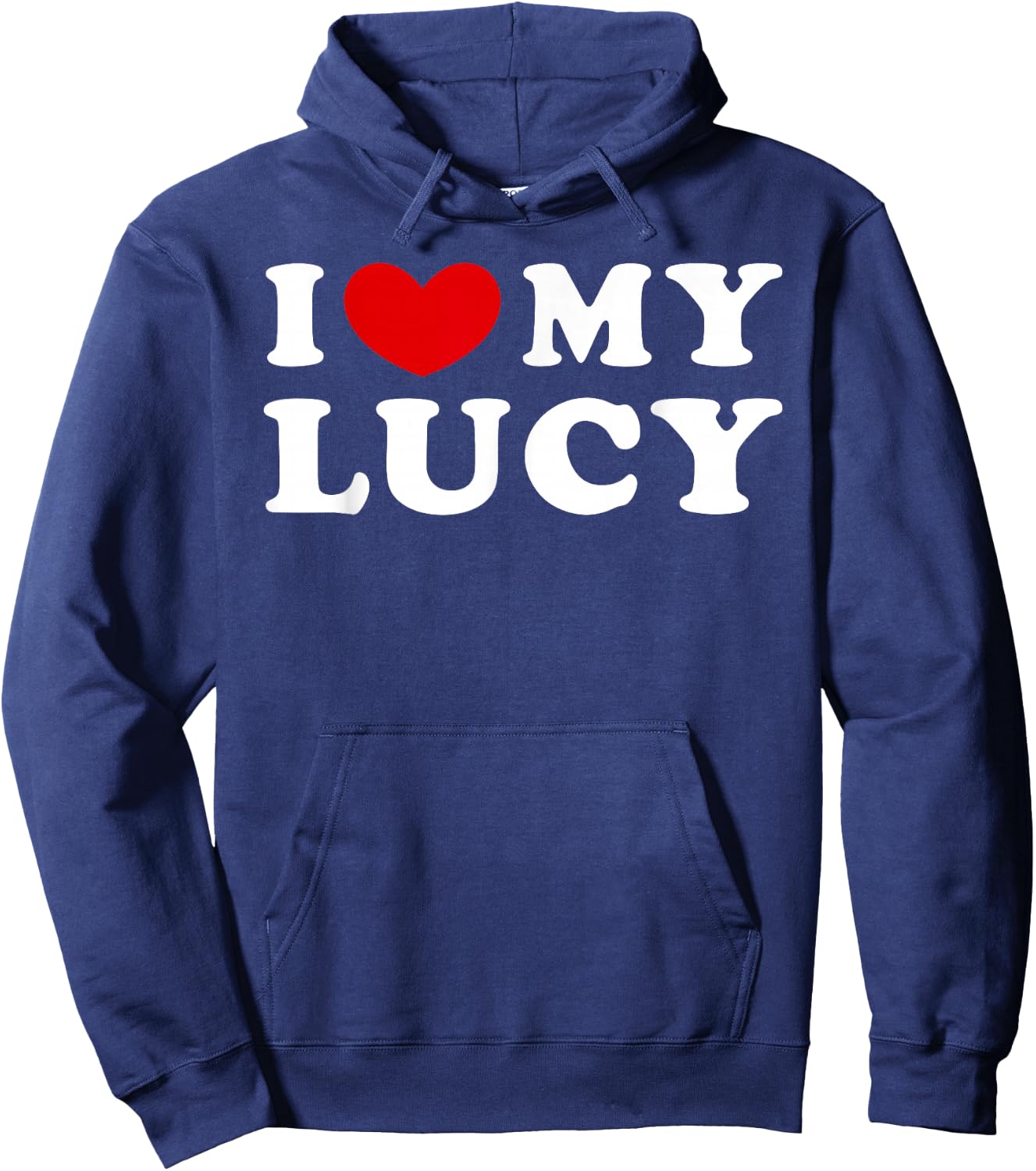 I Love My Lucy, I Heart My Lucy Hoodie - Hoodie | Navy