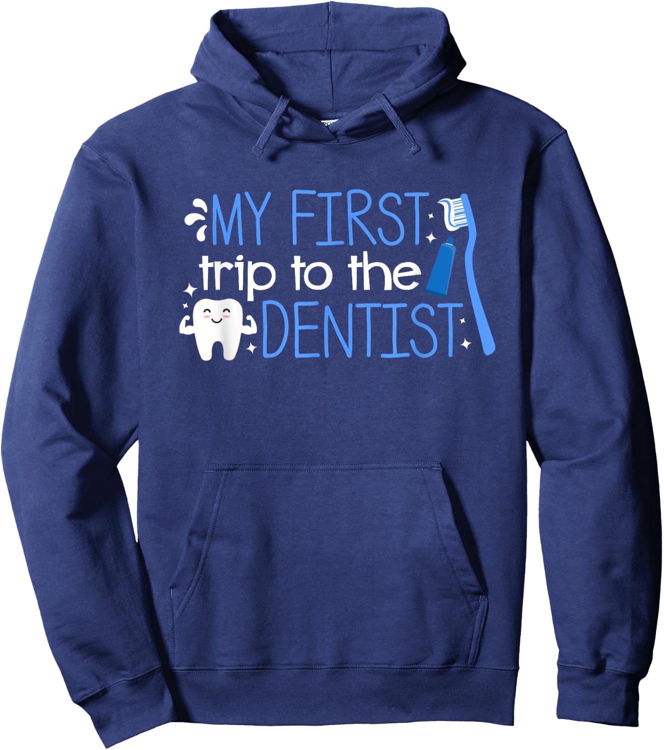 Dentist First Trip Pediatric Dentist Dental Assistant Visit Hoodie - Hoodie | Navy