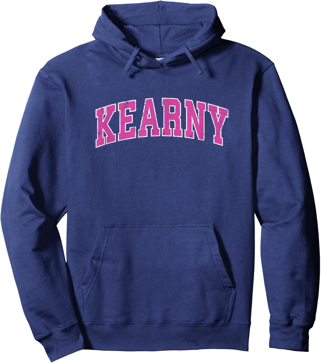 Kearny New Jersey NJ Vintage Sports Design Pink Design Hoodie - Hoodie | Navy