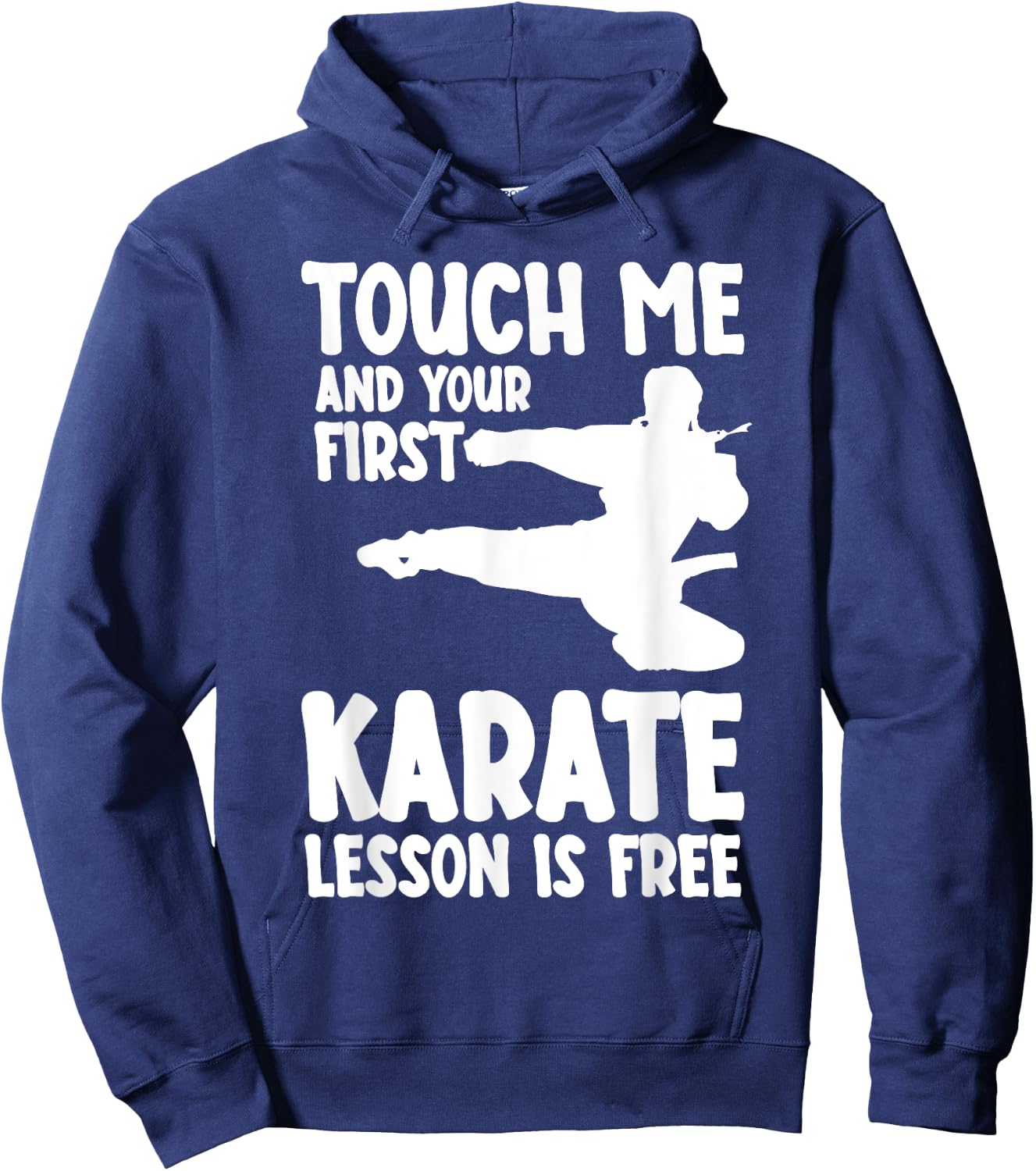 Karate Lesson Karateka Martial Arts Teacher Instructor Hoodie - Hoodie | Navy