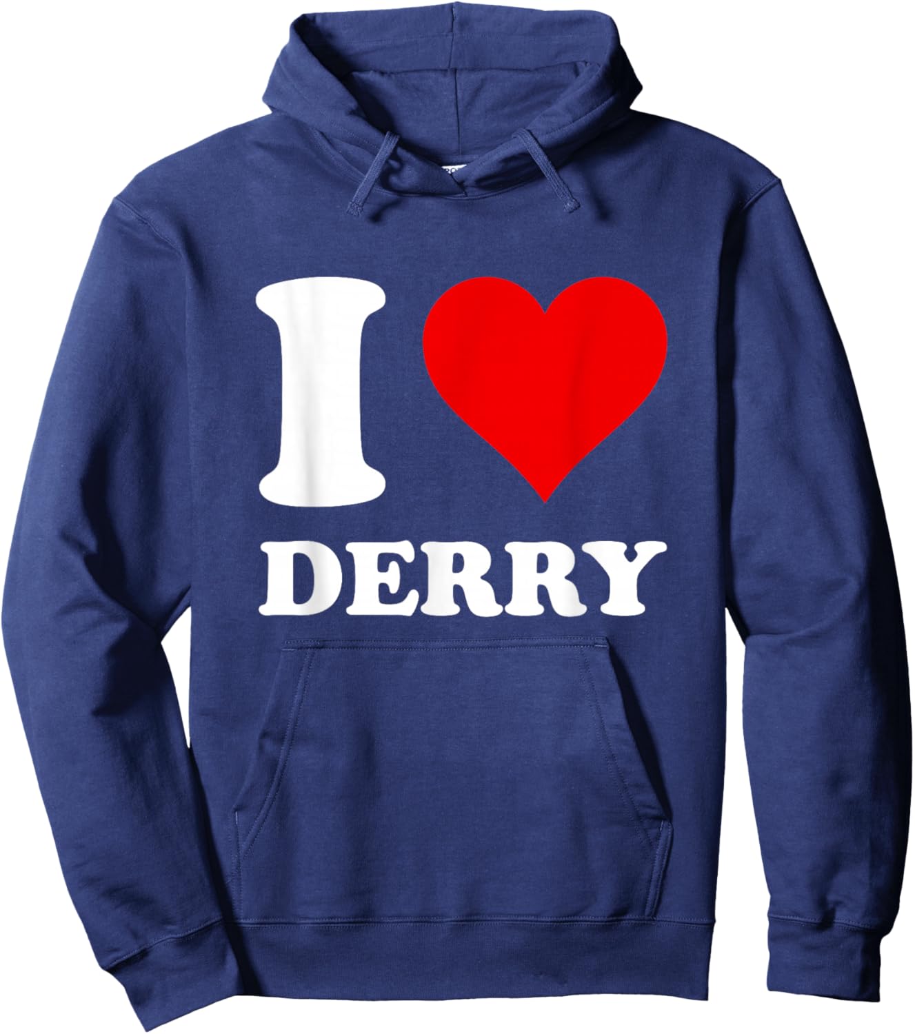 I Love Derry Hoodie - Hoodie | Navy