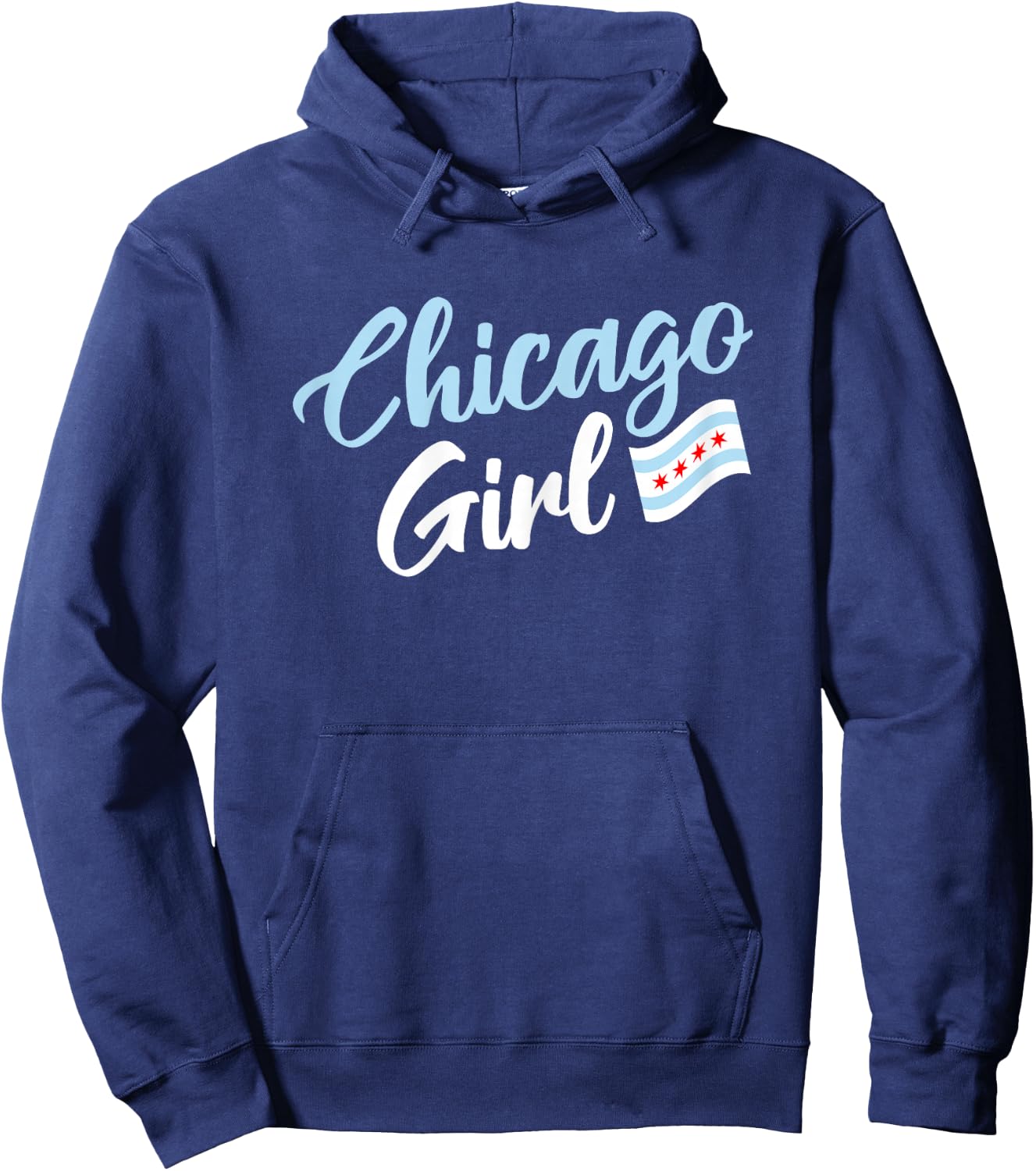 Kids Chicago Girl Hoodie - Hoodie | Navy