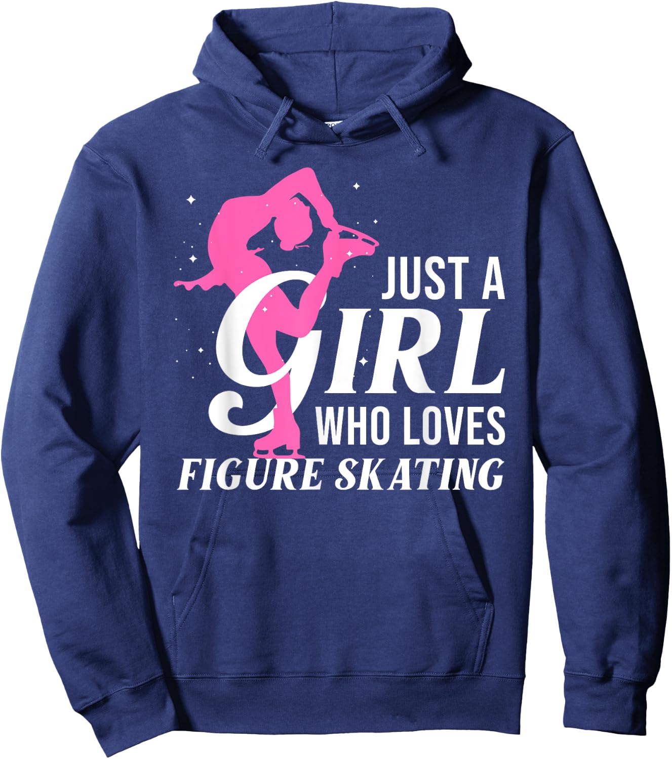 Cool Figure Skating Girls Ice Skating Winter Sport Hoodie - Hoodie | Navy