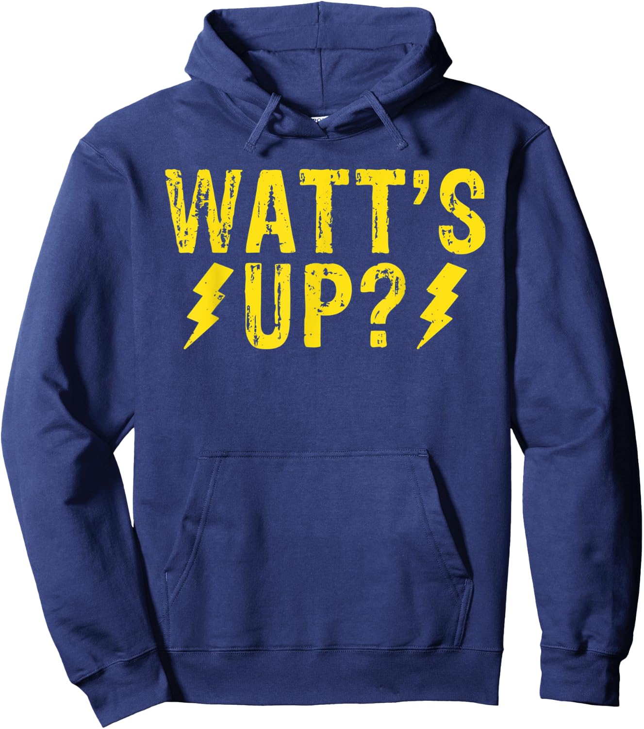 Watts up EV Electric Vehicle Hoodie - Hoodie | Navy