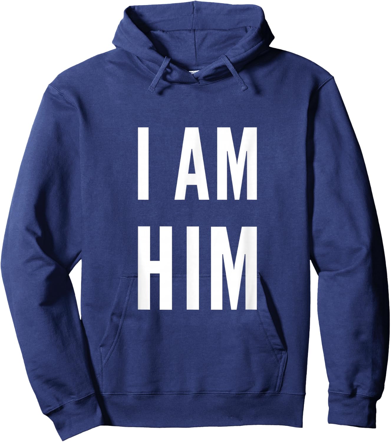 Lit Statement Top - I AM HIM Gift Sports Fans - I AM HIM Hoodie - Hoodie | Navy