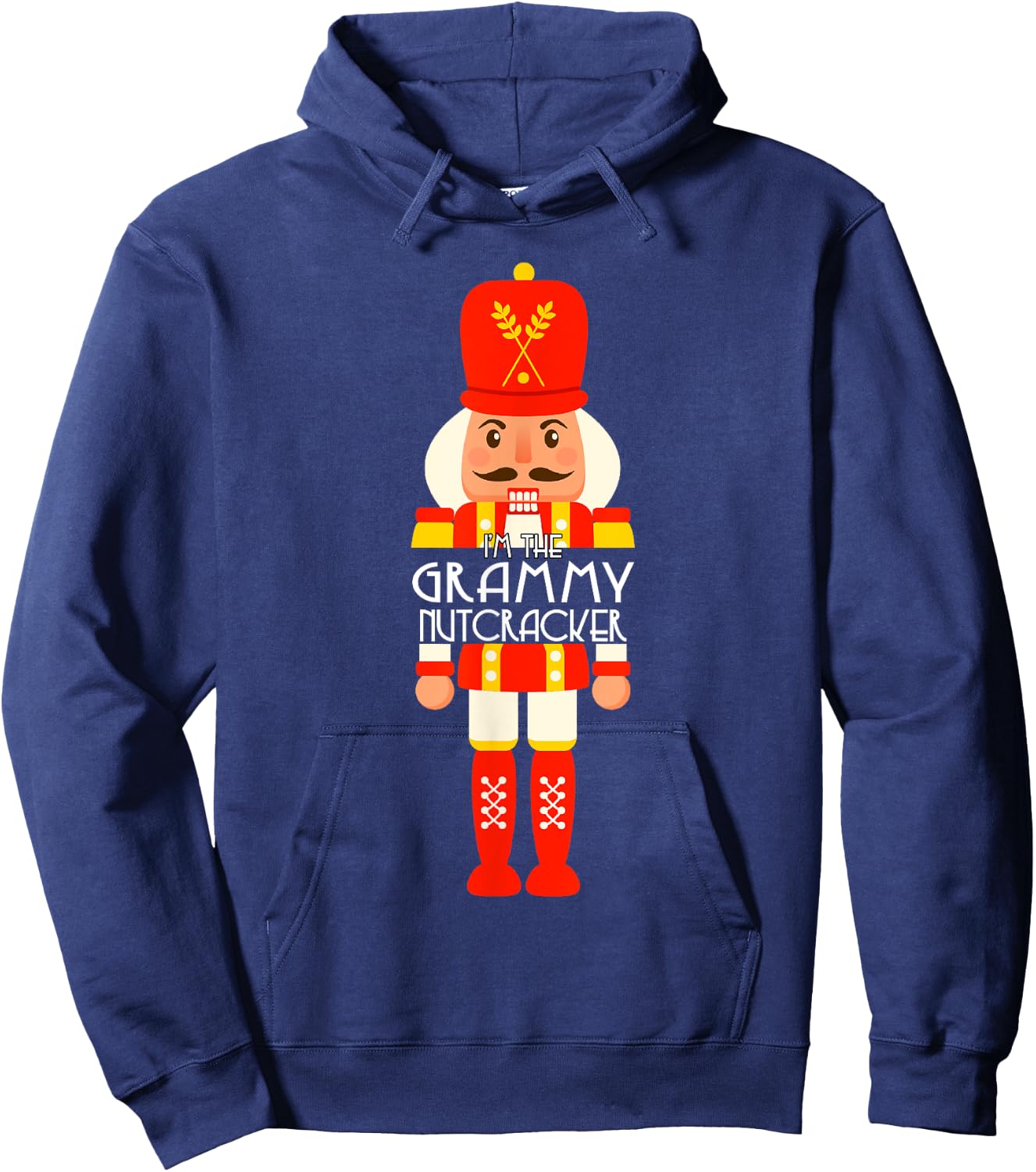 Grammy Nutcracker Matching Family Group Christmas Pajama Hoodie - Hoodie | Navy