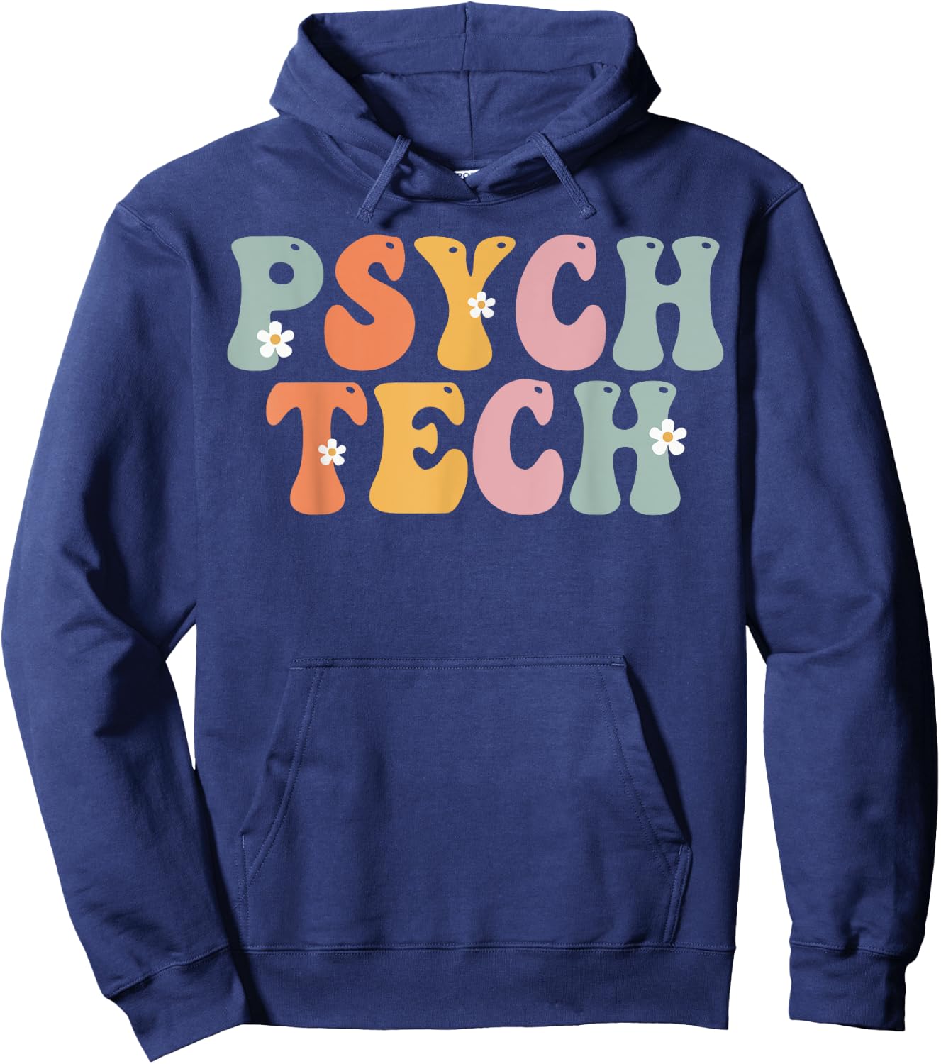 Psych Tech Week Groovy Appreciation Day For Work Hoodie - Hoodie | Navy