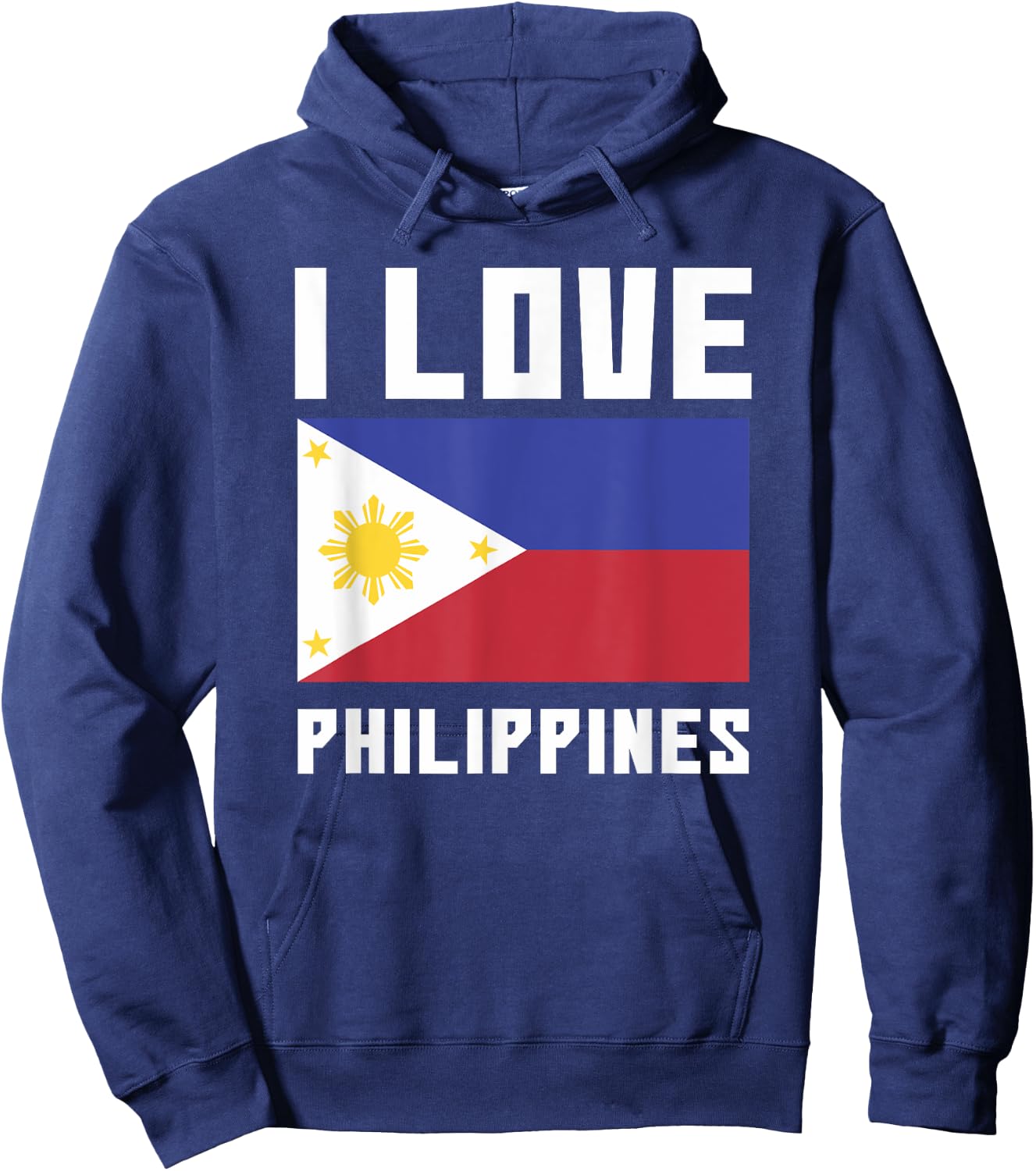 I Love Philippines I Heart Philippines Family Travel Hoodie - Hoodie | Navy