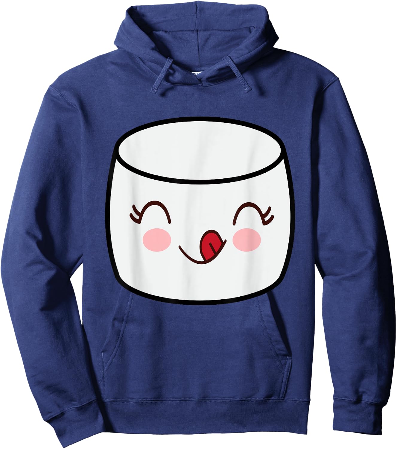 Kids Marshmallow funny fluffy fancy candy dress costume Hoodie - Hoodie | Navy