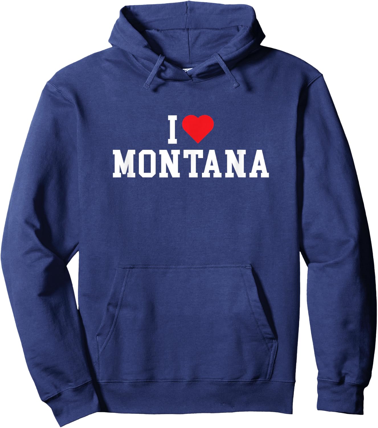 Montana - I Love Montana - MT - Throwback Design - Classic Hoodie - Hoodie | Navy