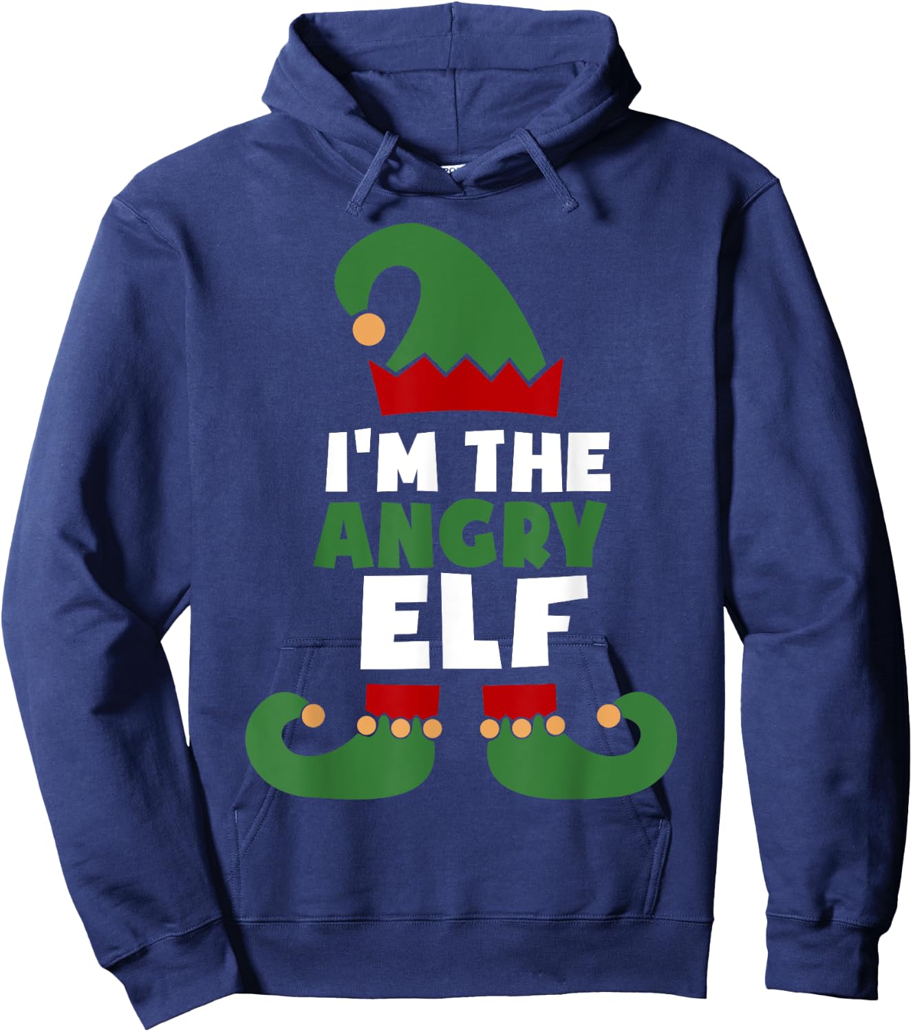 I'm The Angry Elf Hoodie - Hoodie | Navy
