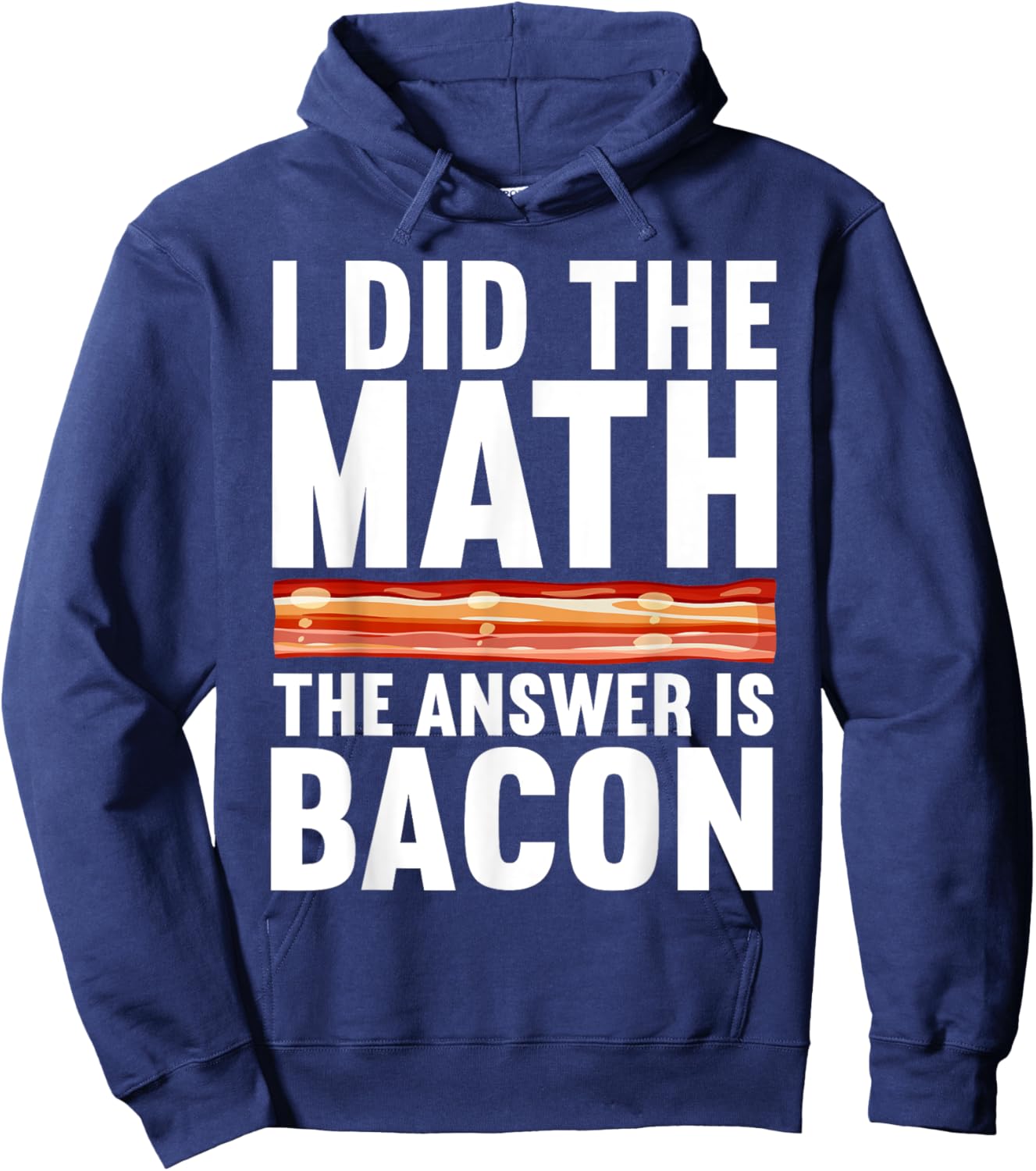 Best Bacon Art Women Food Pork Meat Bacon Lovers Hoodie - Hoodie | Navy