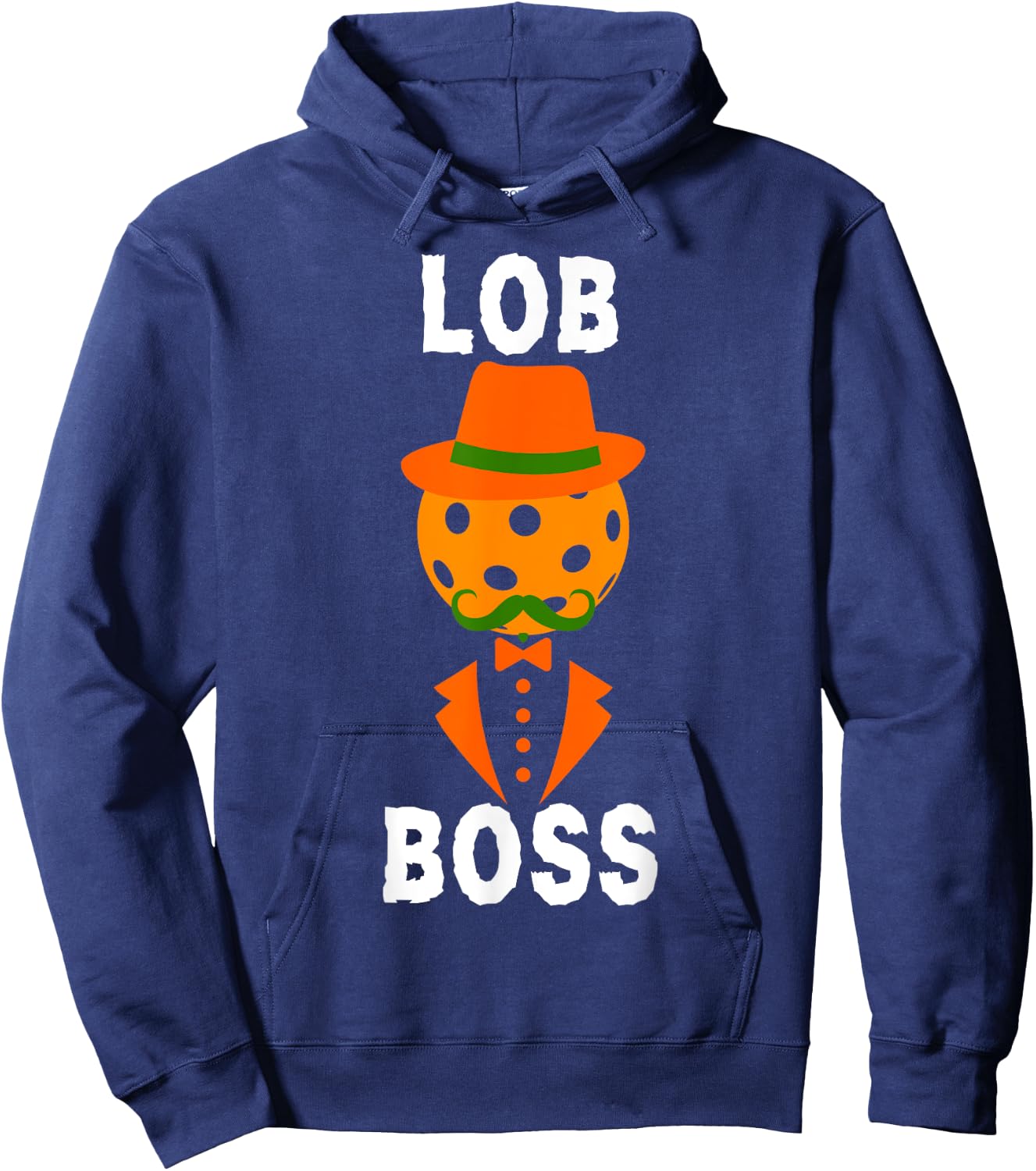 Lob Boss Funny Halloween Pickleball for Pickleball Lover Hoodie - Hoodie | Navy