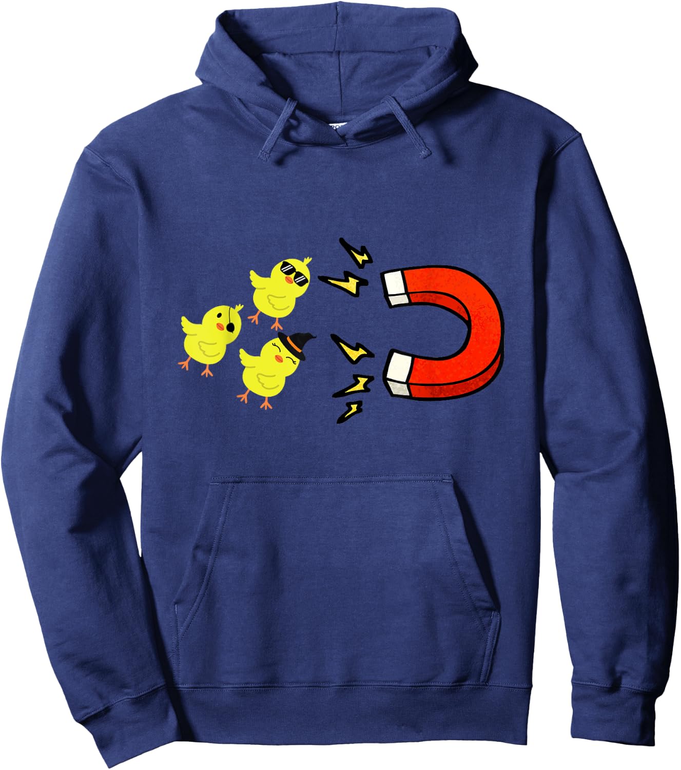 Chicks With Magnet Funny Halloween Chick Magnet Valentine's Hoodie - Hoodie | Navy