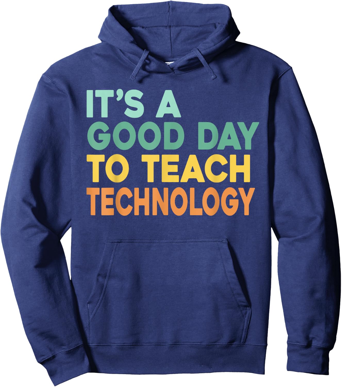 It's A Good Day To Teach Technology Retro Technology Teacher Women Hoodie - Hoodie | Navy