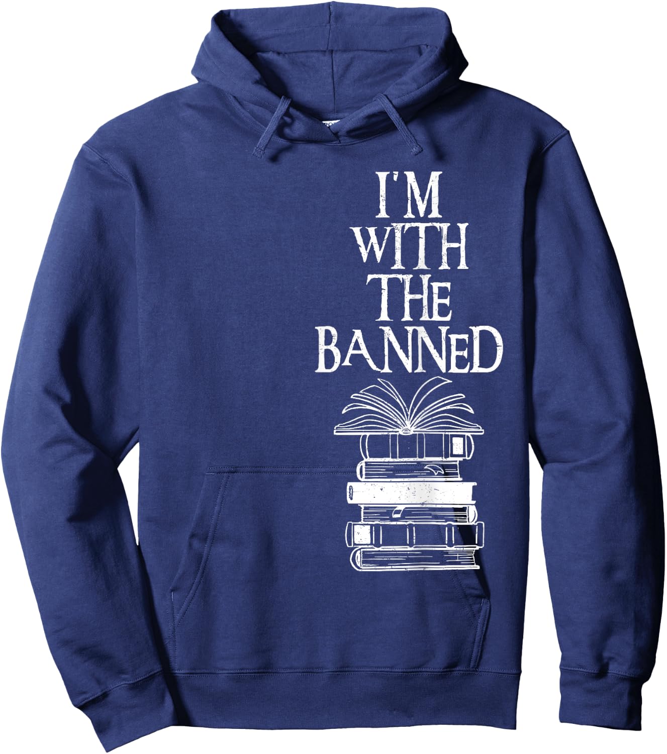 I'm with The Banned Books I Read Banned Books Hoodie - Hoodie | Navy