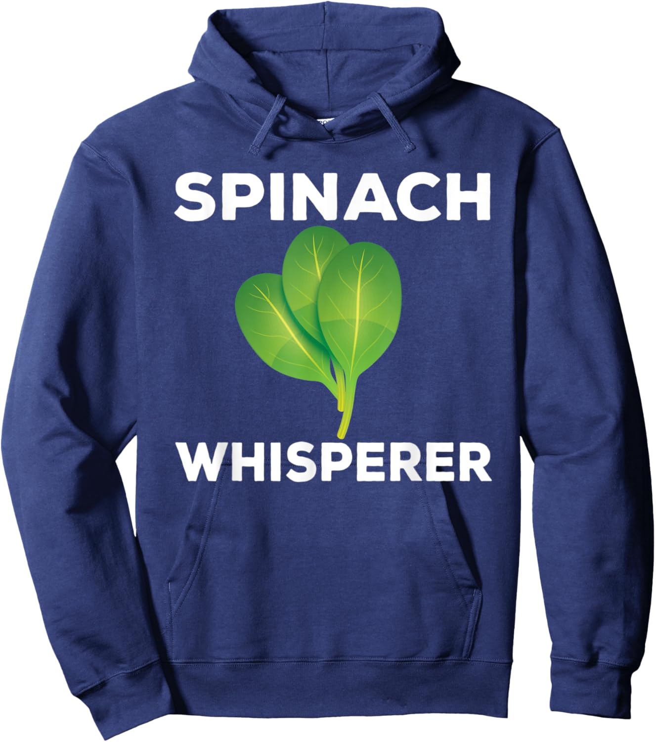 Funny Spinach Whisperer Outfit Garden Plants Hoodie - Hoodie | Navy