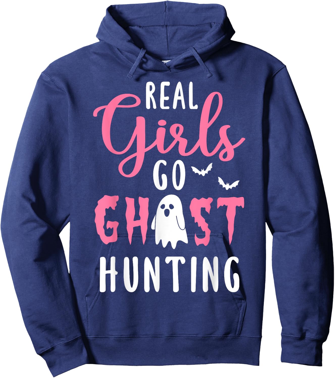 Paranormal Investigator Halloween Real Girls Hunt Ghosts Hoodie - Hoodie | Navy