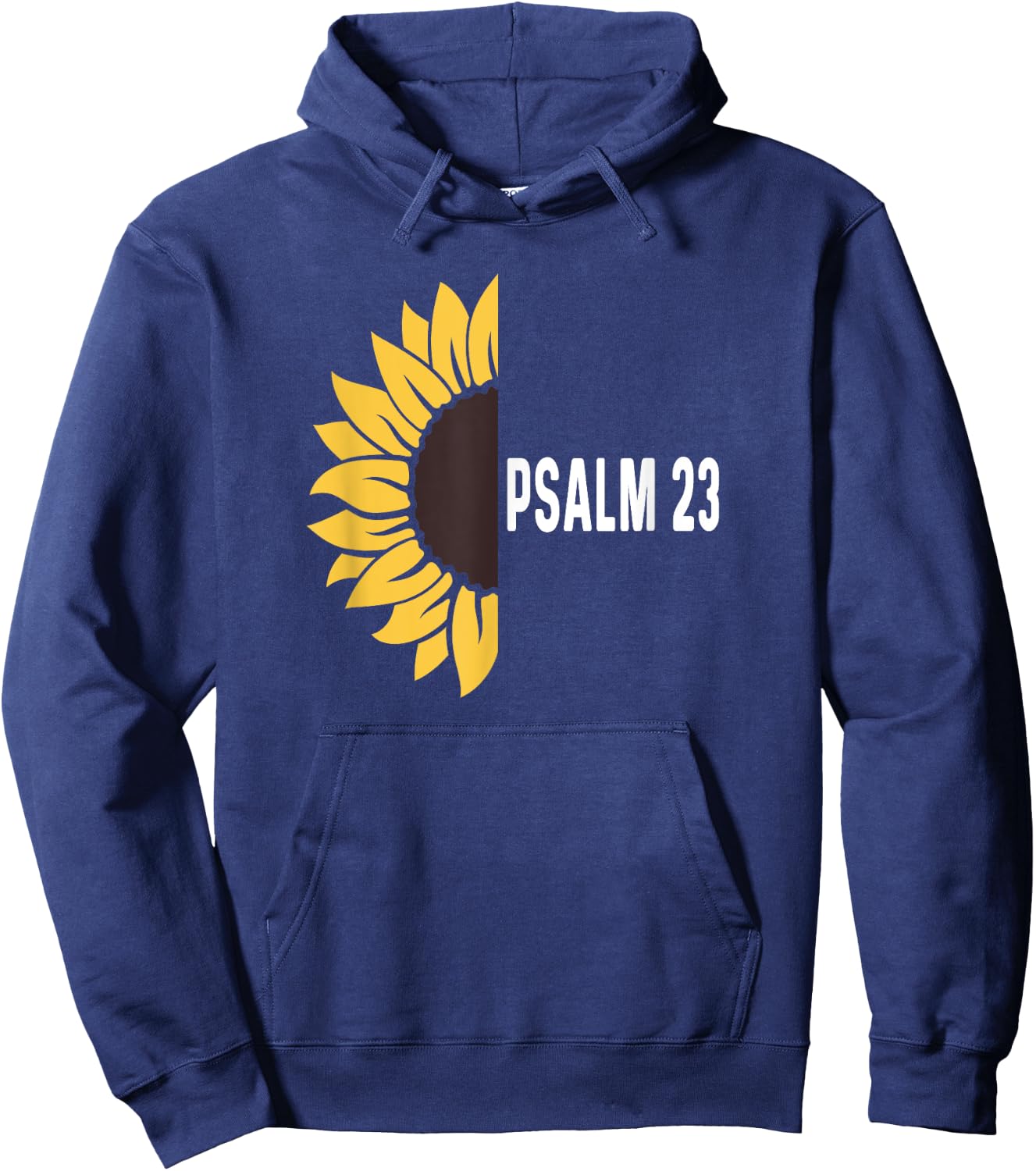Psalm 23 God Jesus Religious Christian Lord Is My Shepherd Hoodie - Hoodie | Navy