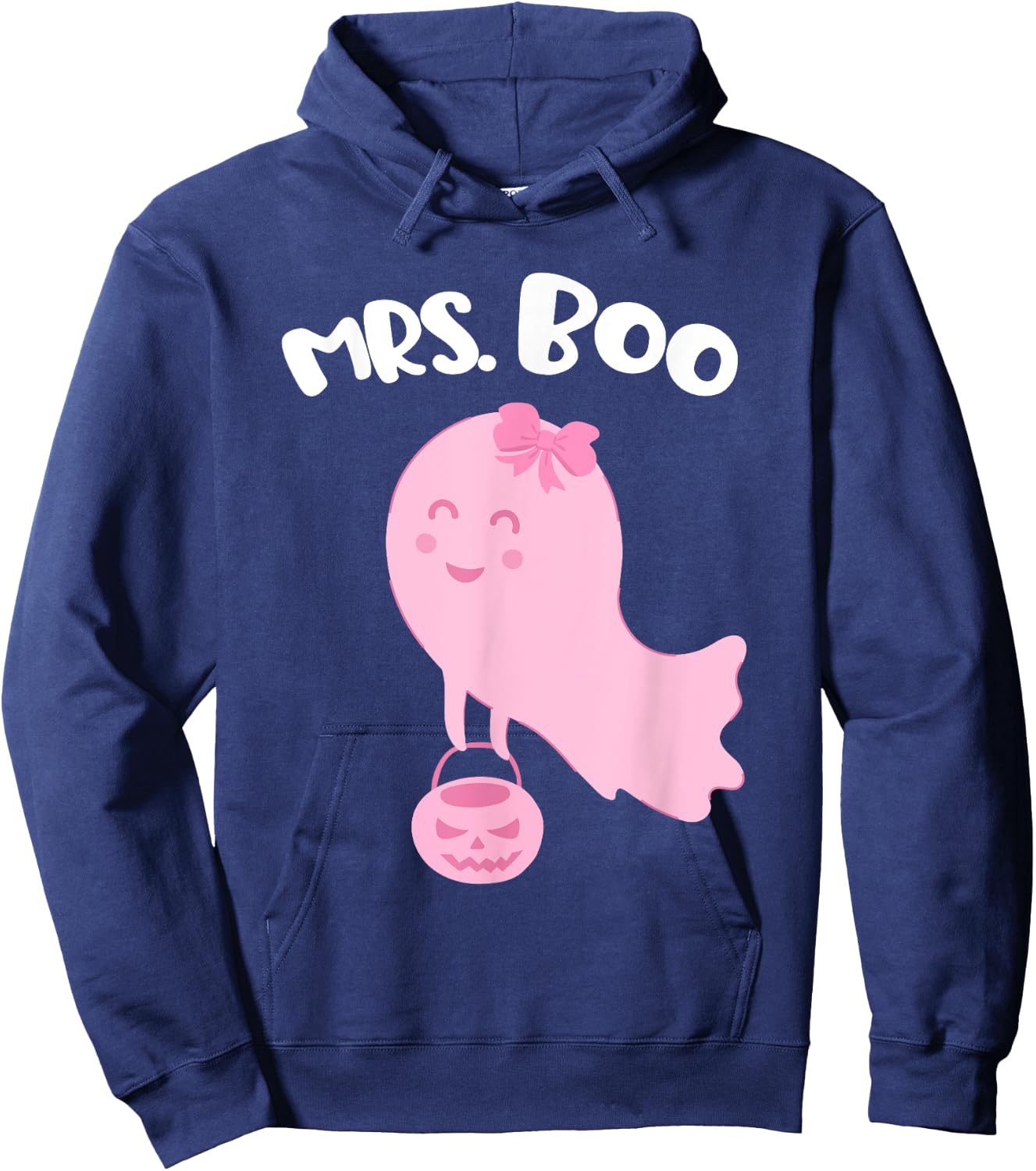 Costume for Couples Mrs BOO and Mr Boo Matching Halloween Hoodie - Hoodie | Navy