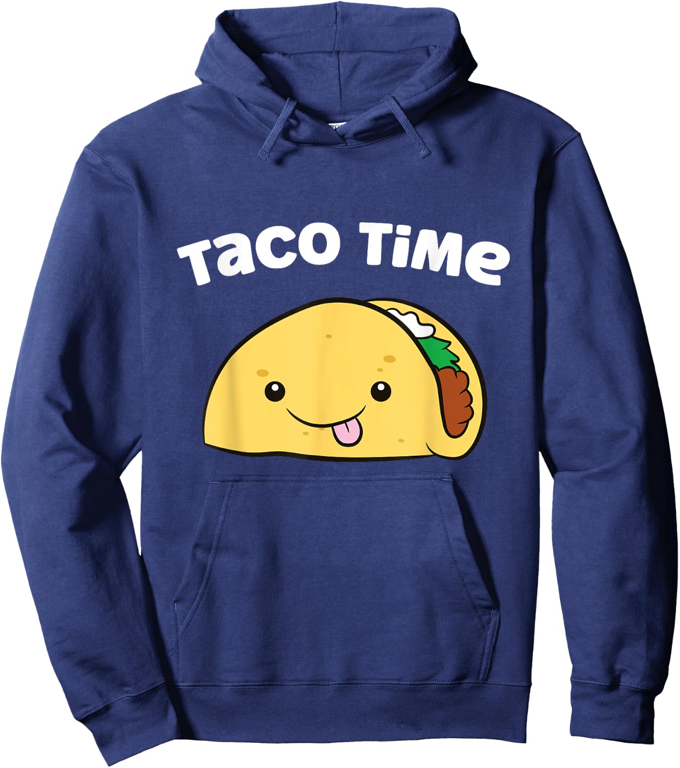 Funny Taco Lover Taco Time Taco Tuesday Hoodie - Hoodie | Navy
