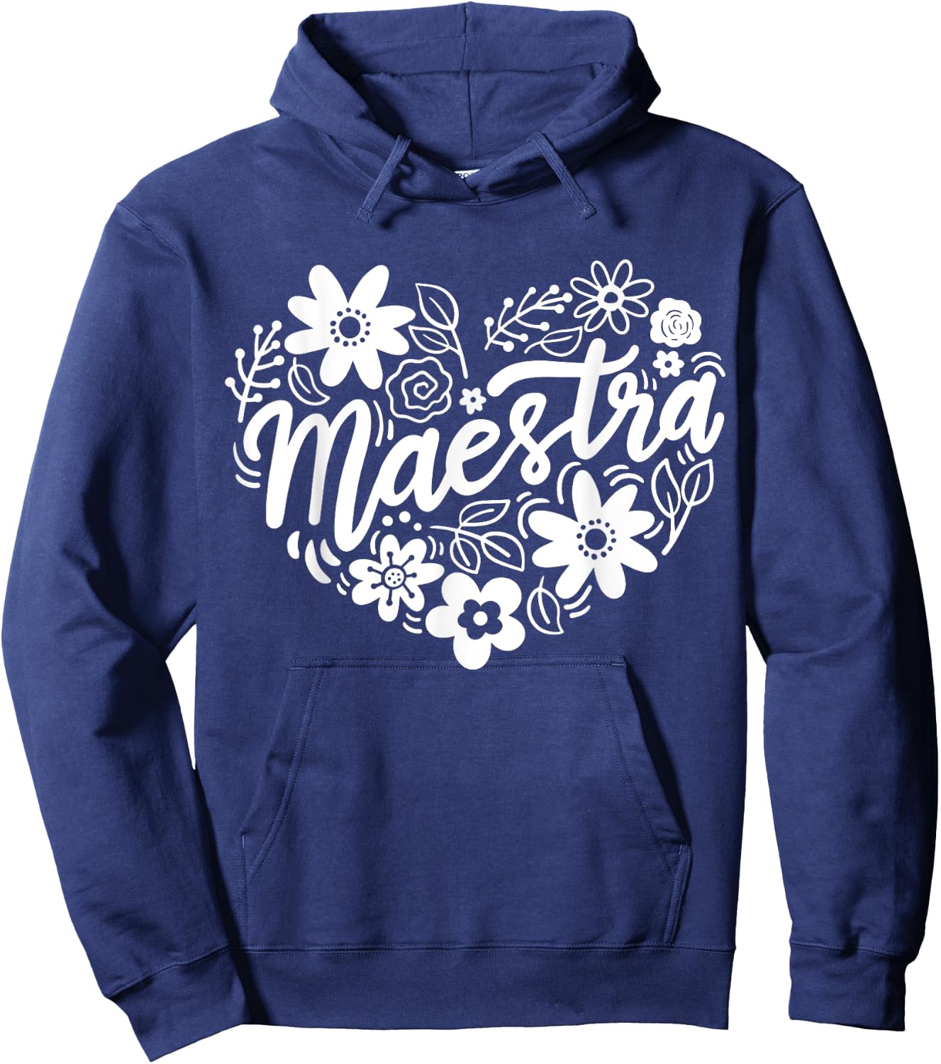 Maestra Spanish Teacher Women Girls Kids Hoodie - Hoodie | Navy