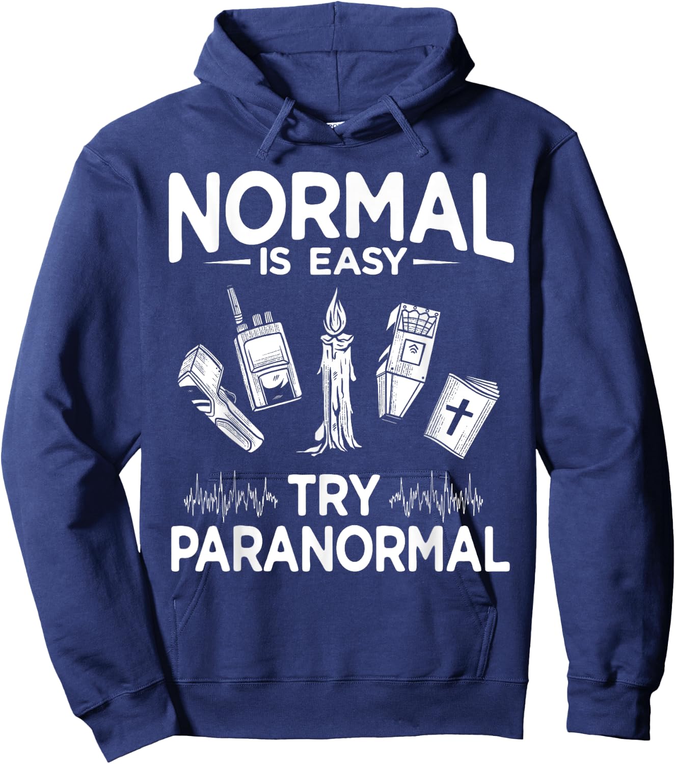 Phasmophobia - Ghost Hunter - Paranormal Investigator Hoodie - Hoodie | Navy