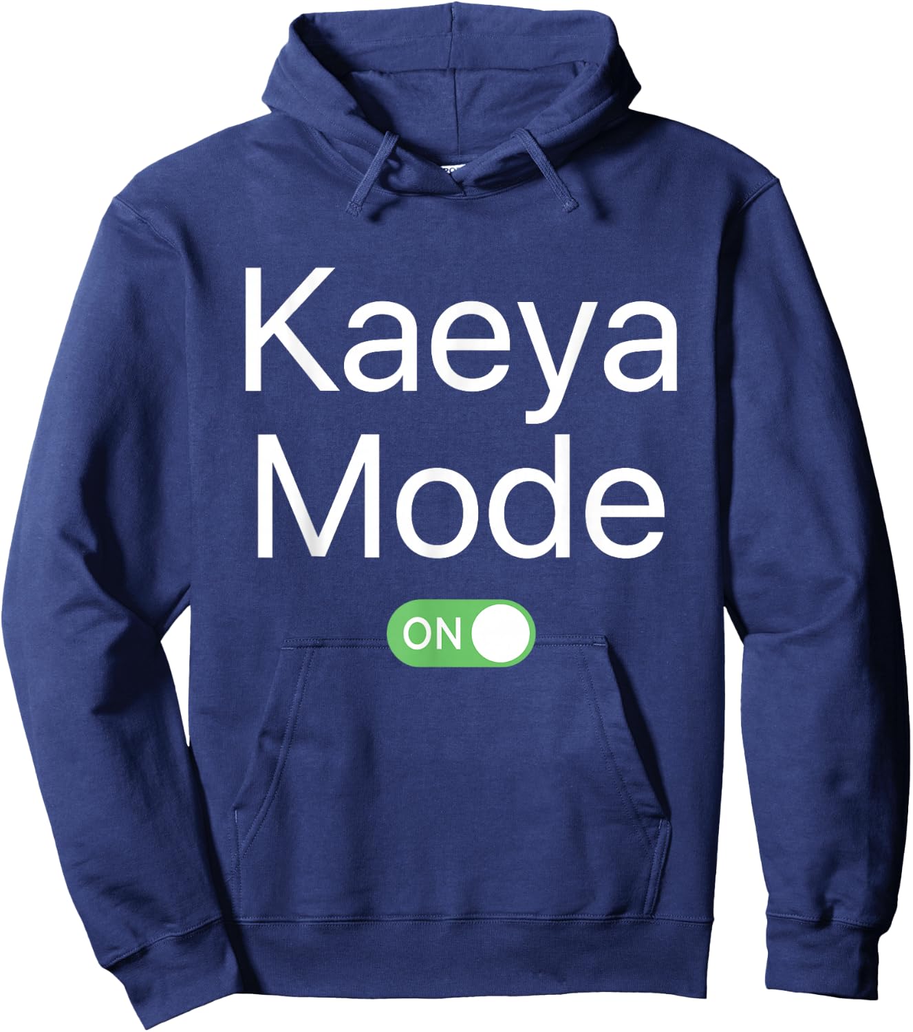 Kaeya Mode On First Name Smartphone Design Novelty Hoodie - Hoodie | Navy