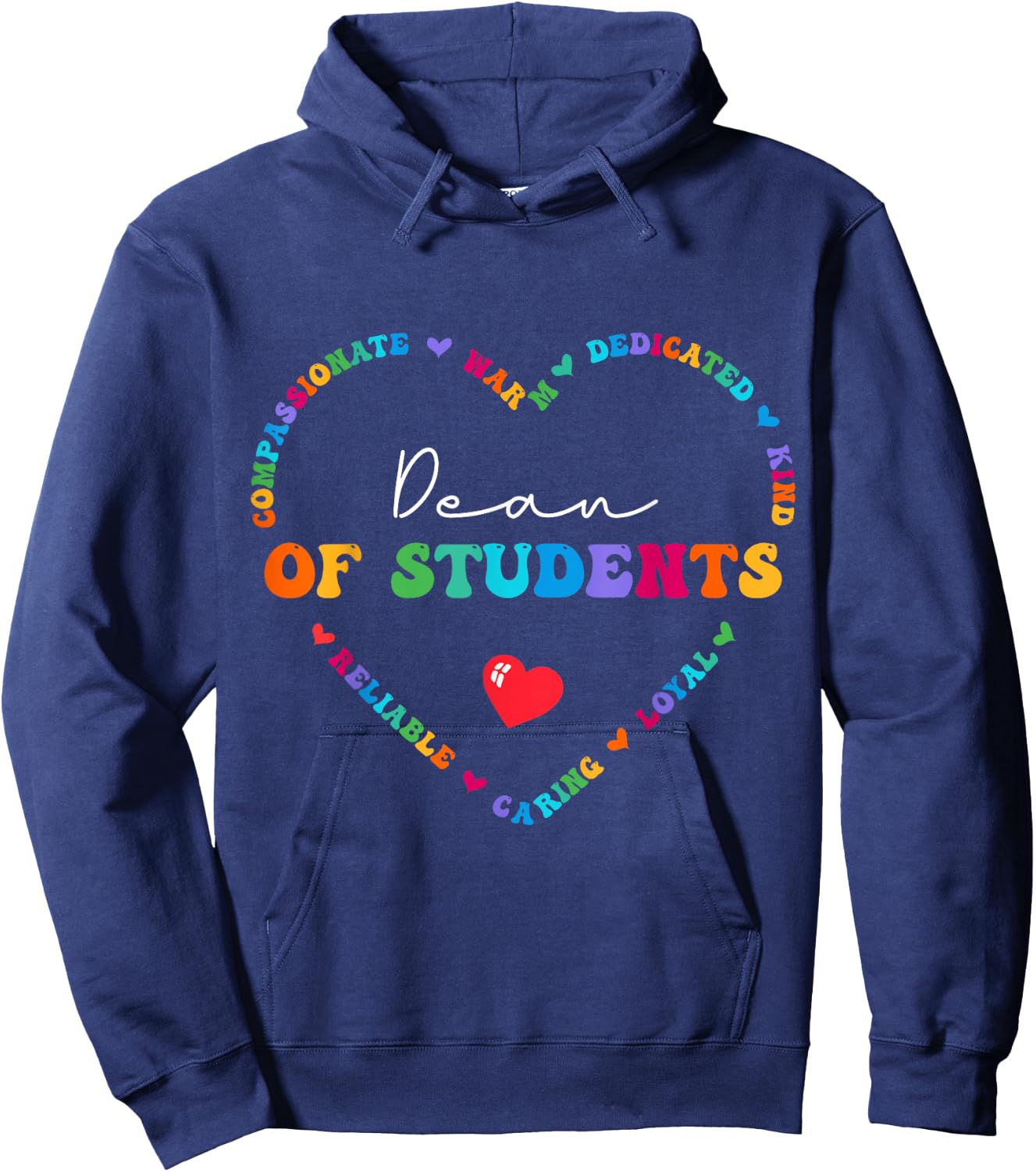 Cute Dean Of Students Appreciation Back to School Hoodie - Hoodie | Navy
