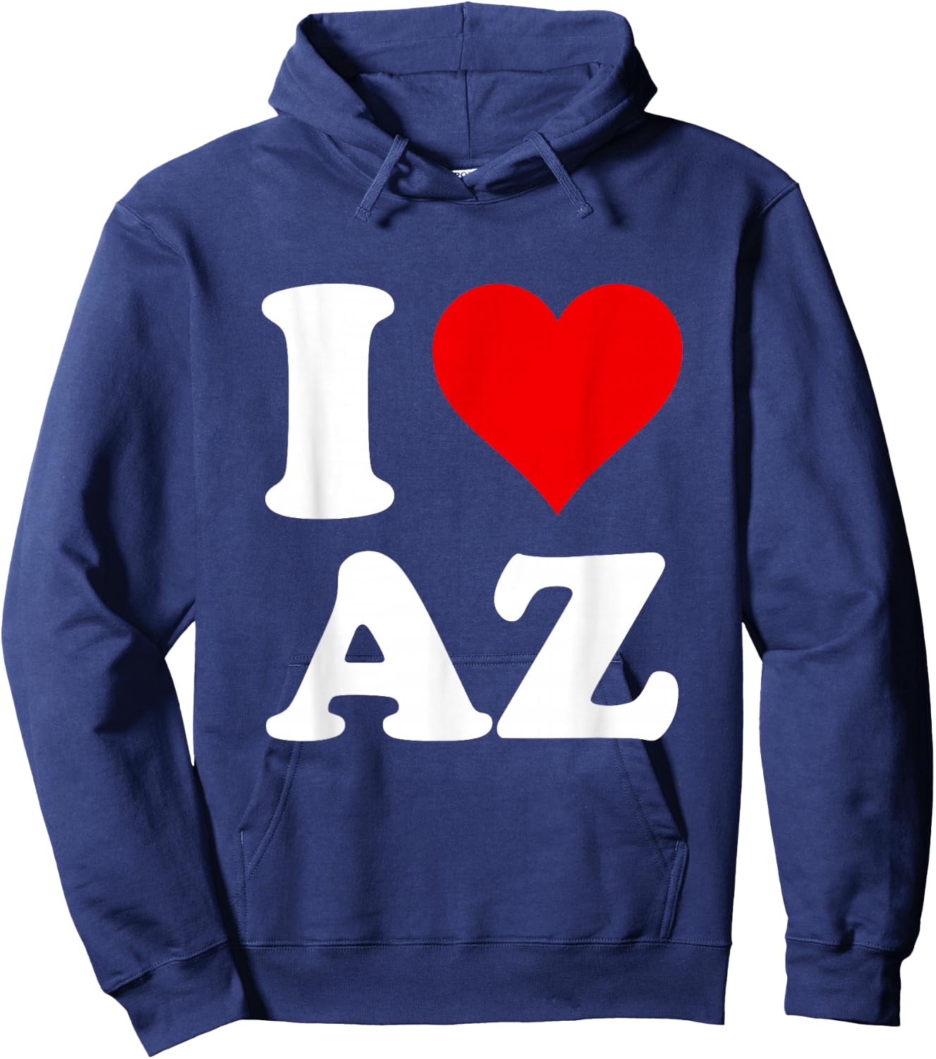 I Love AZ Hoodie - Hoodie | Navy