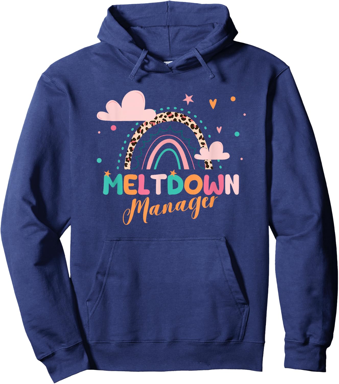 Meltdown Manager After School Daycare Provider Childcare Hoodie - Hoodie | Navy