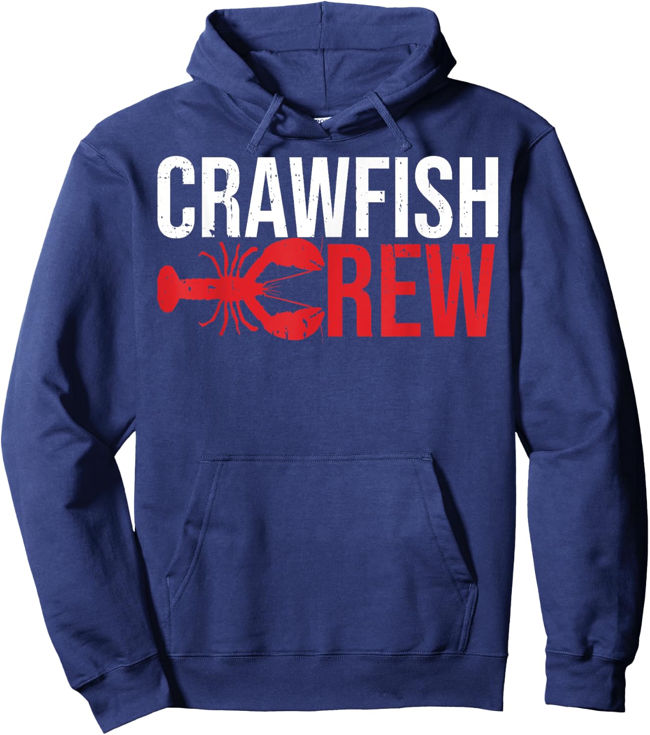 Cajun Crawfish Crew Seafood Crayfish Crawdads Boil Shrimp Hoodie - Hoodie | Navy