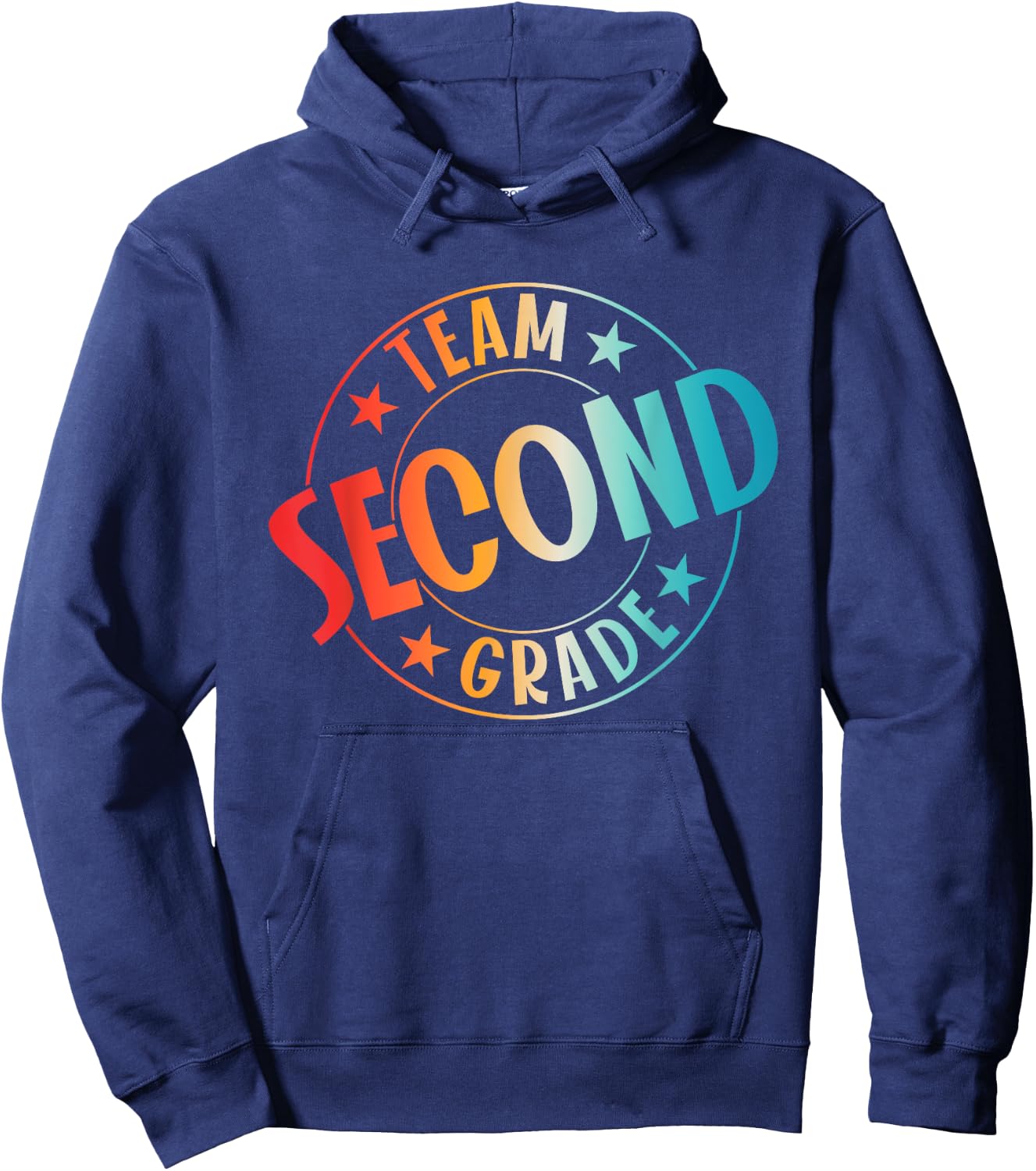 Team Second Grade Teacher Student Back To School 2nd Grade Hoodie - Hoodie | Navy