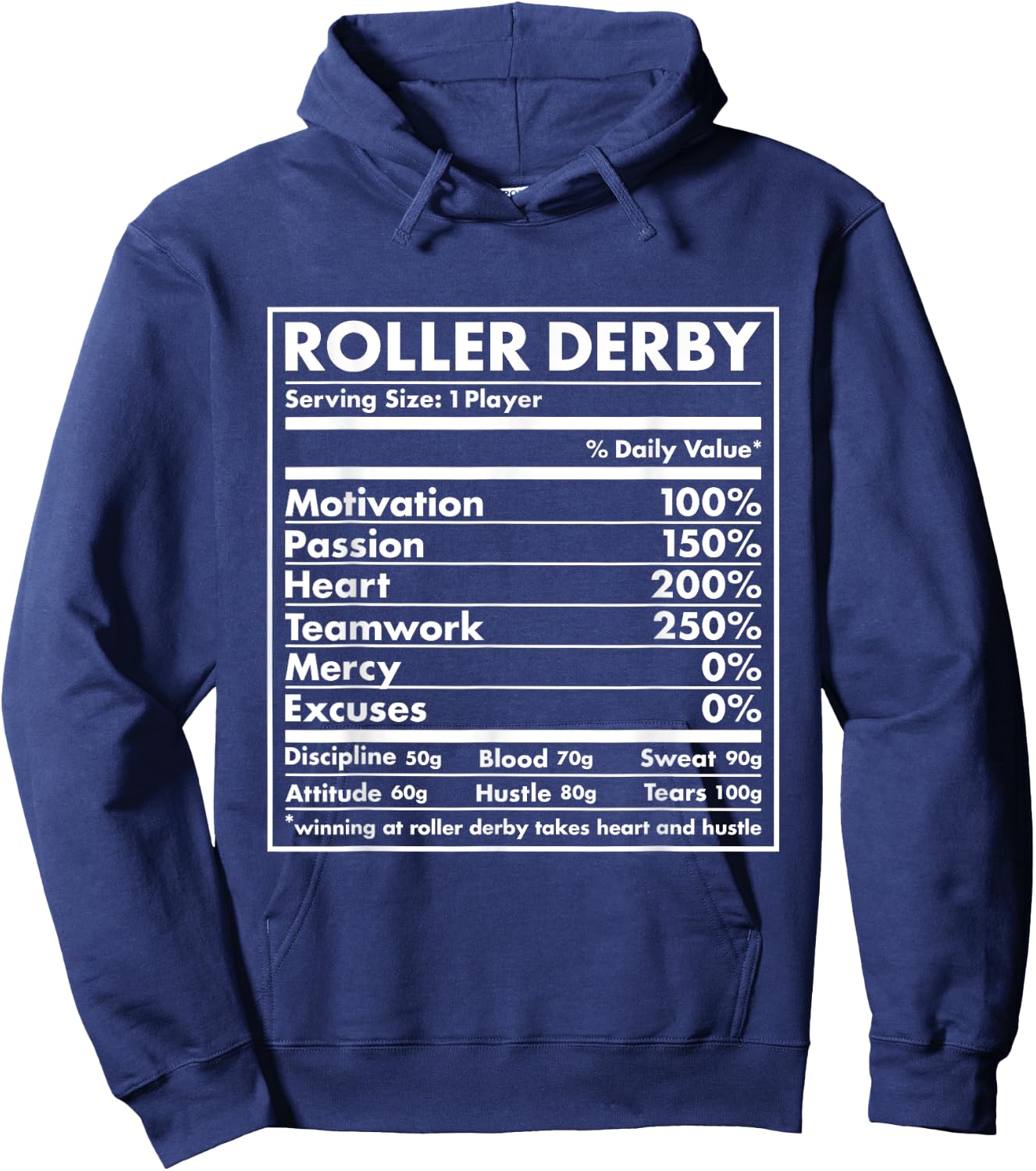 Sport Nutrition Roller Derby Hoodie - Hoodie | Navy