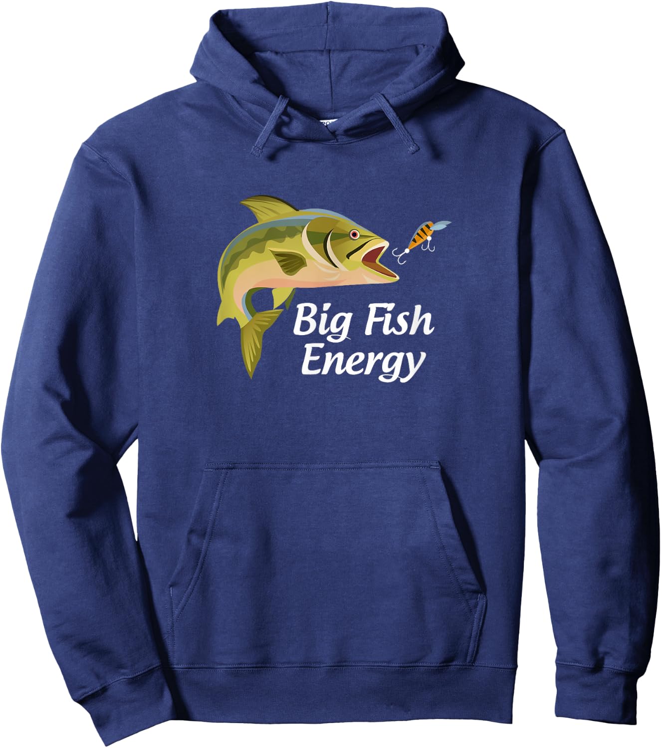 Big Fish Energy Hoodie - Hoodie | Navy
